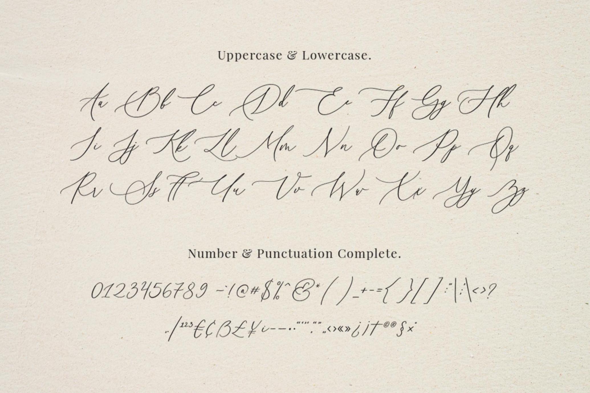 Senja Mentari - Modern Script
