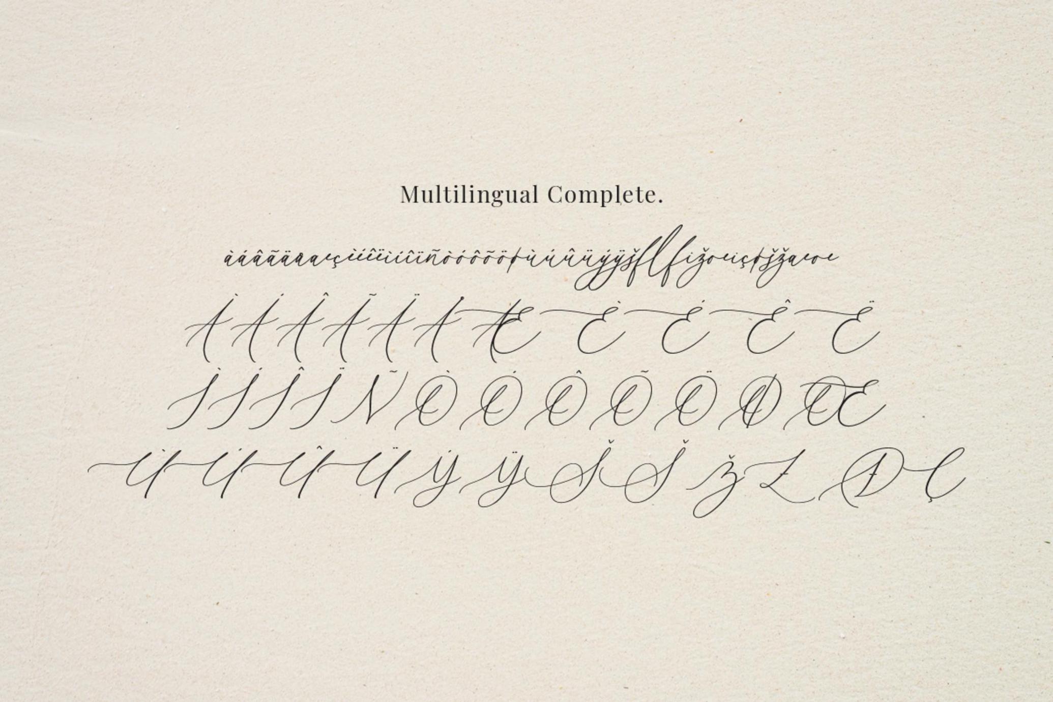 Senja Mentari - Modern Script