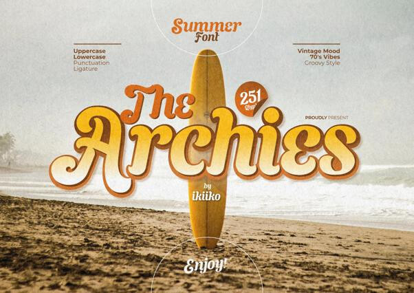 The Archies - Summer Font