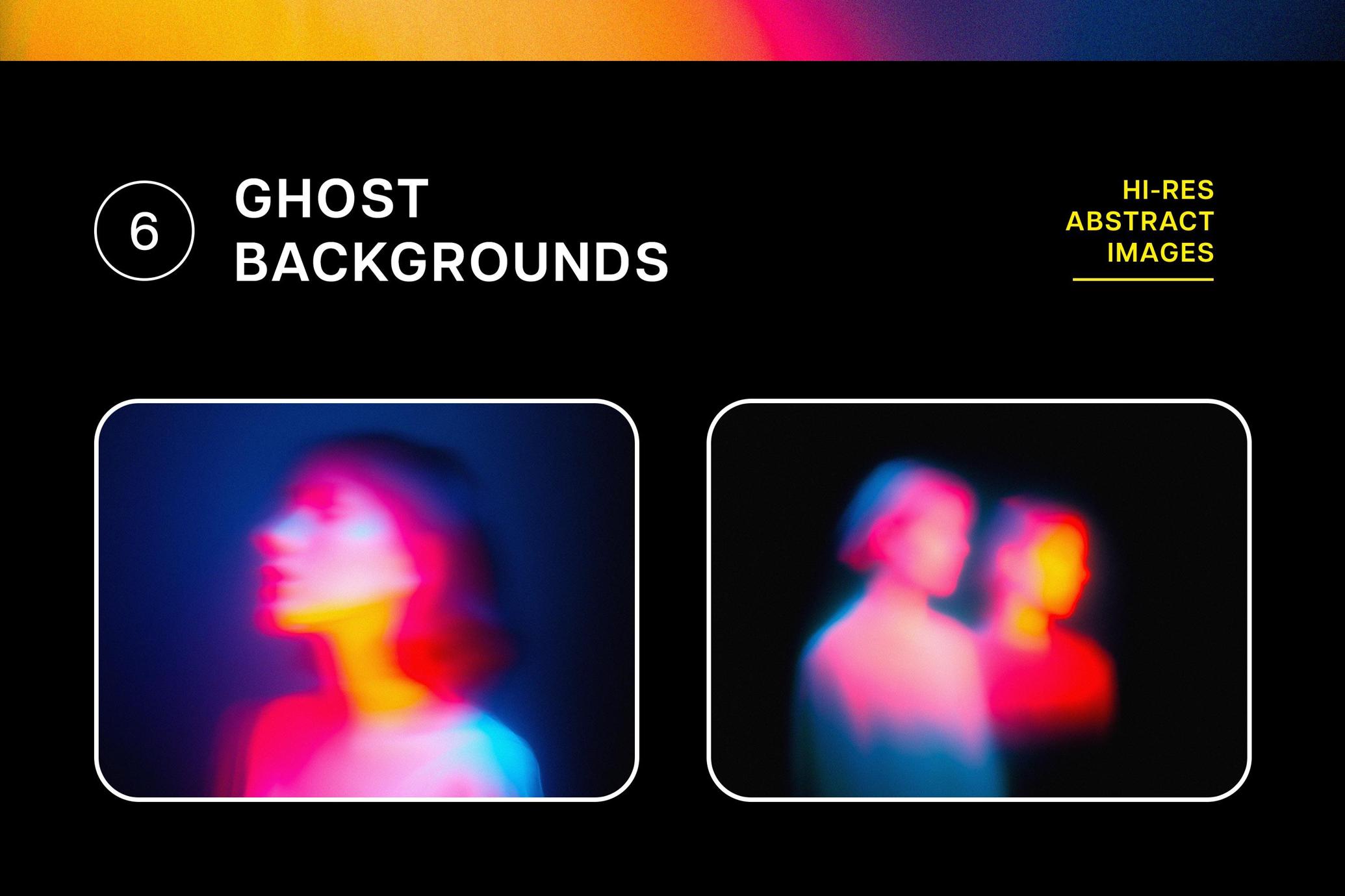 Abstract Ghost Backgrounds