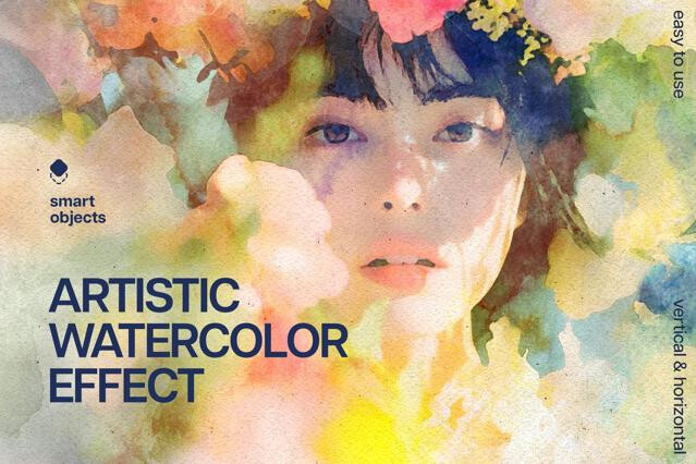 Artistic Watercolor Photo Effect
