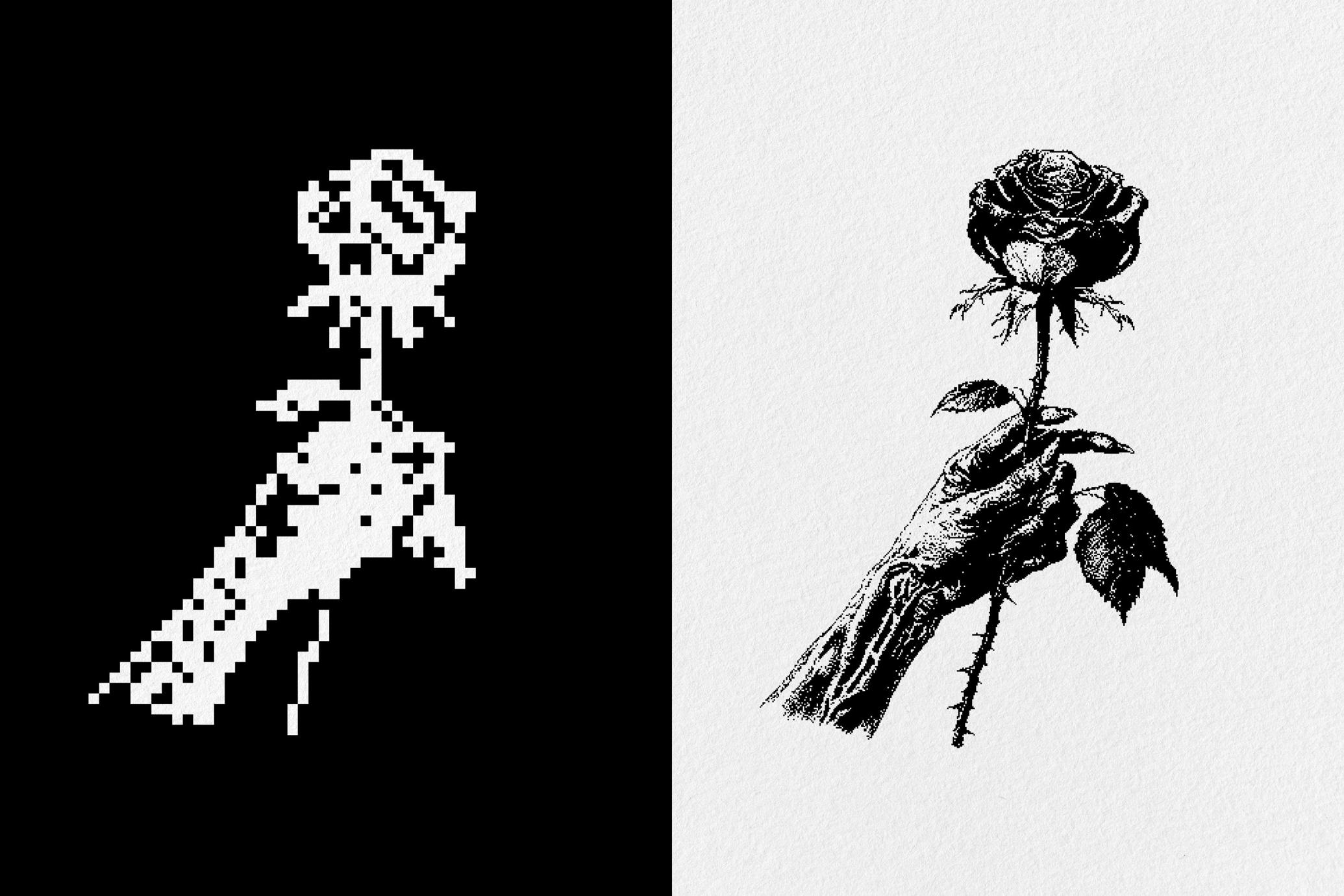 Dark Aesthetic | Bitmap Vectors