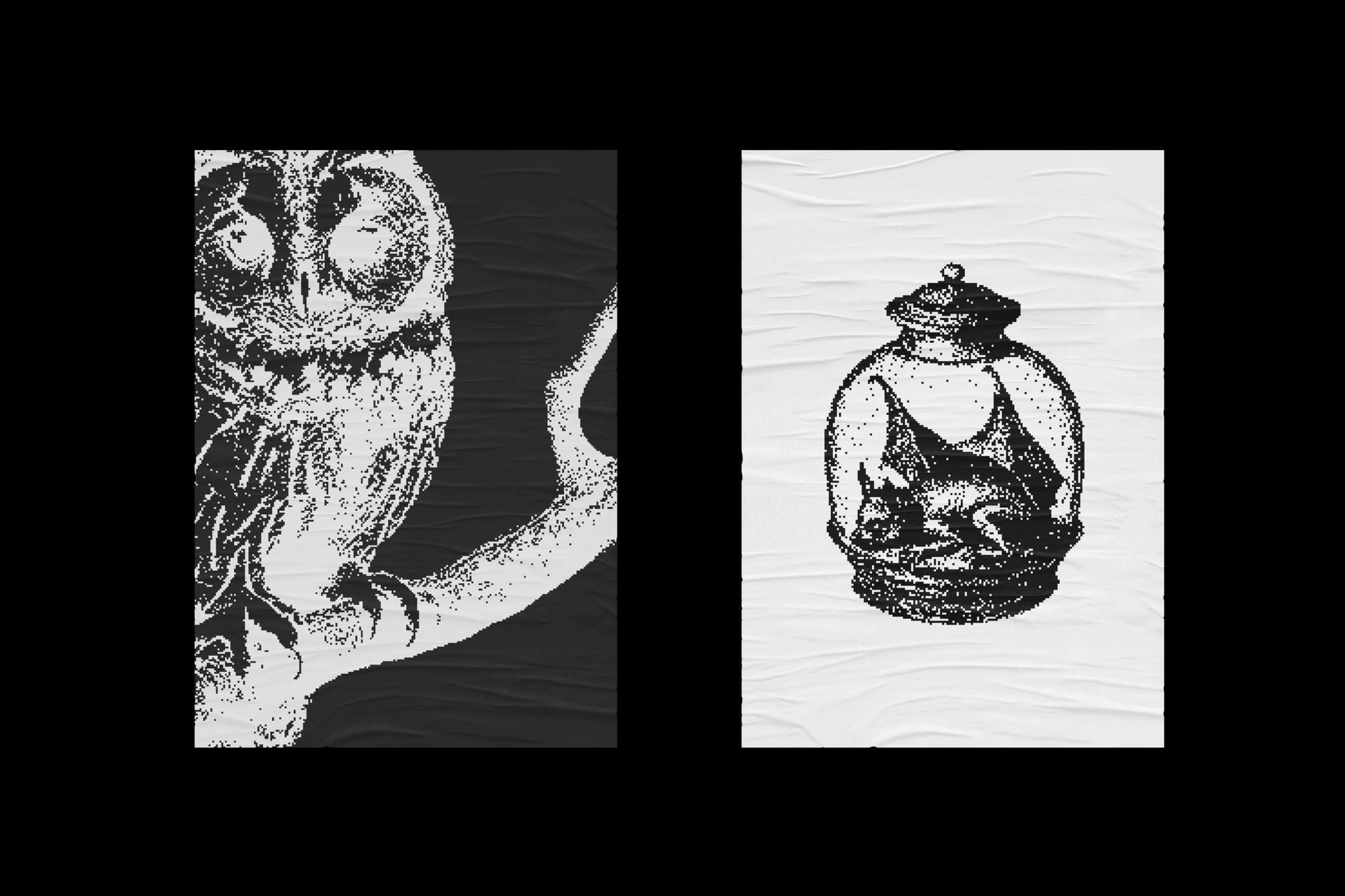 Dark Aesthetic | Bitmap Vectors