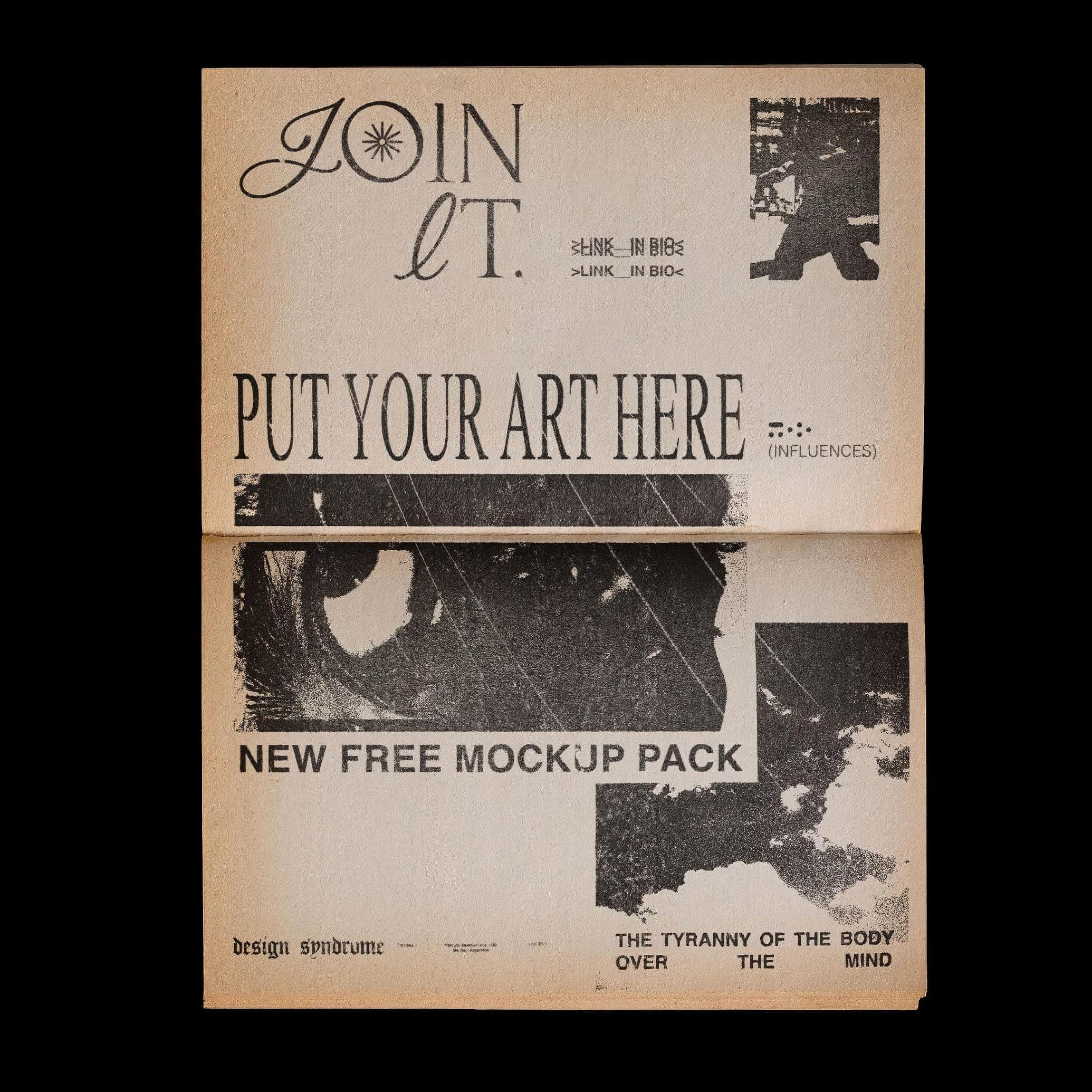 Ancient Book Cover & Spread Mockup