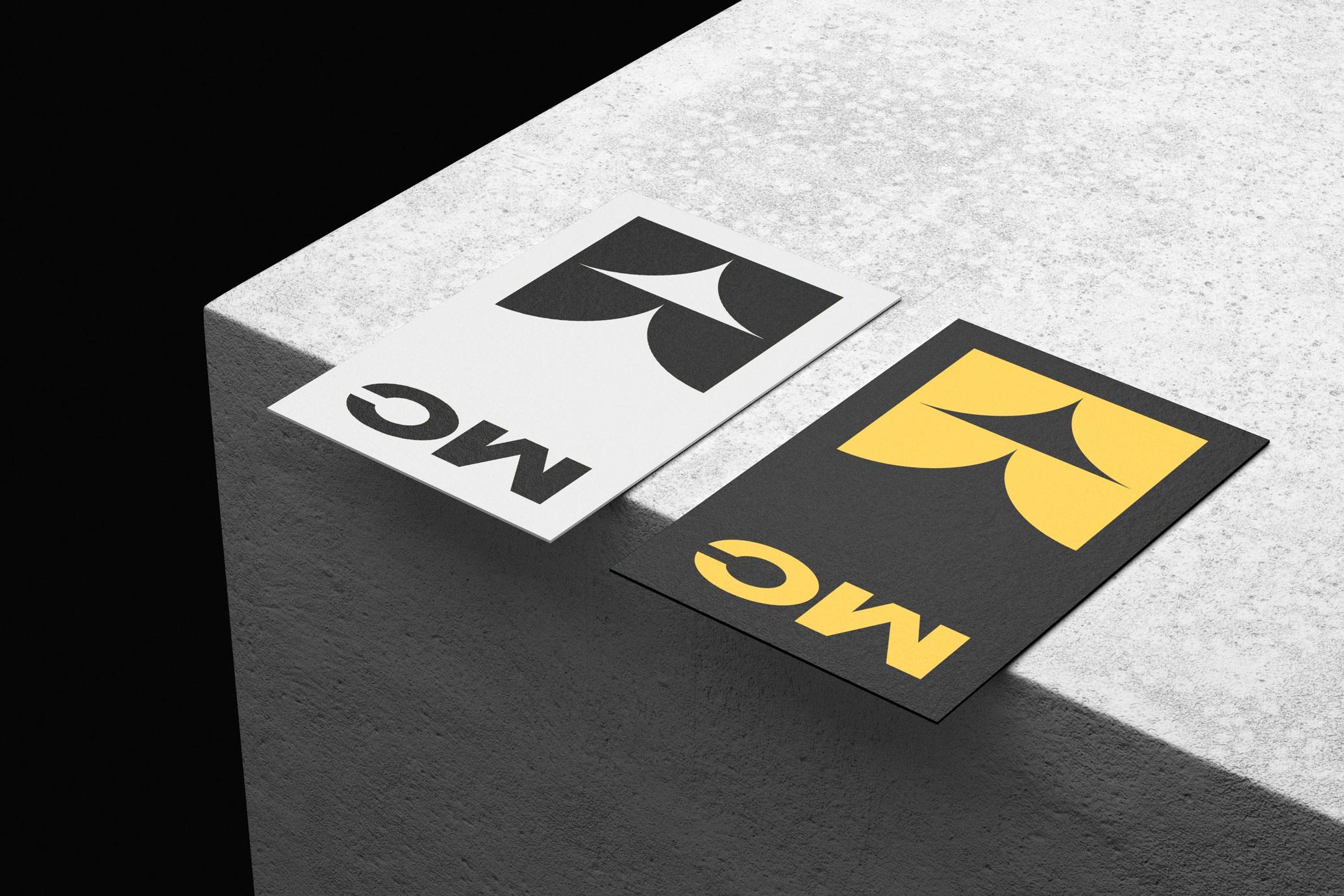 Minimal 85x55 Double Card Mockup