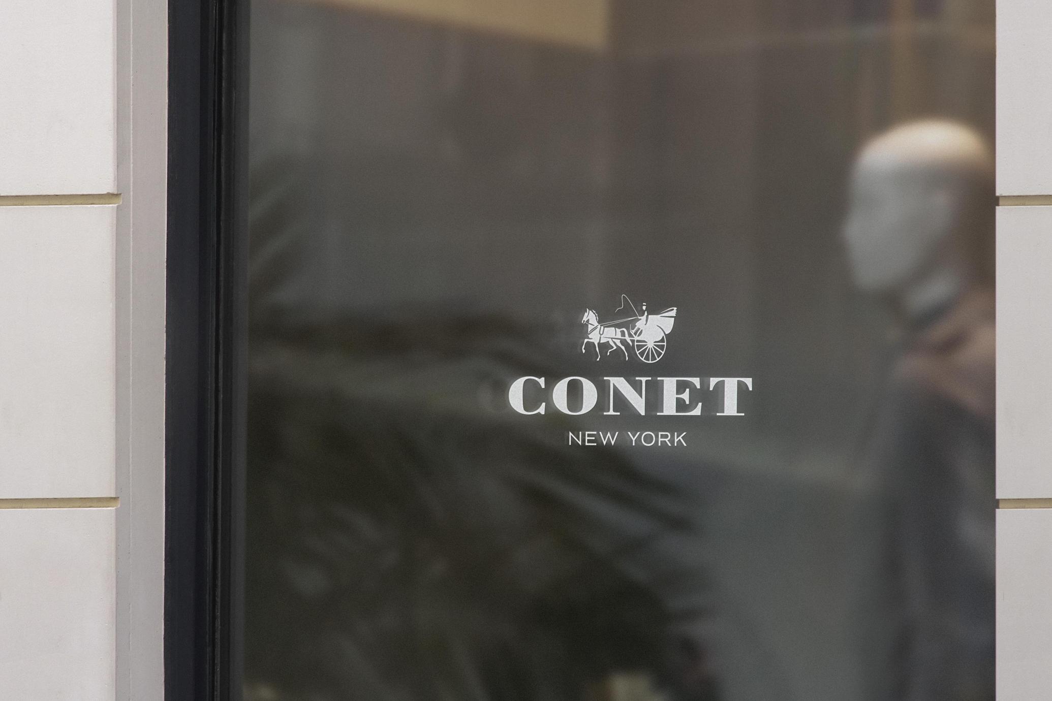 Logo Mockup Window Sign Fashion Store