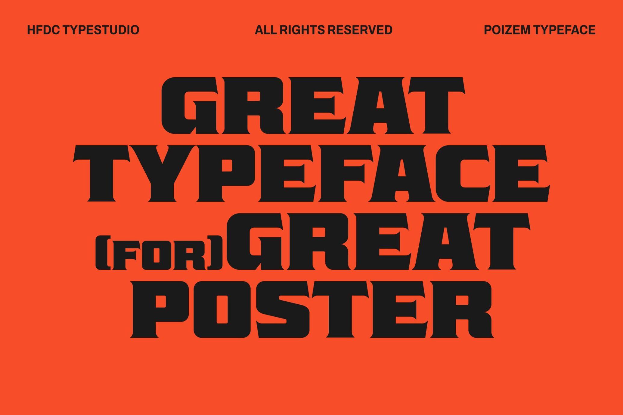 Poizem Serif Typeface