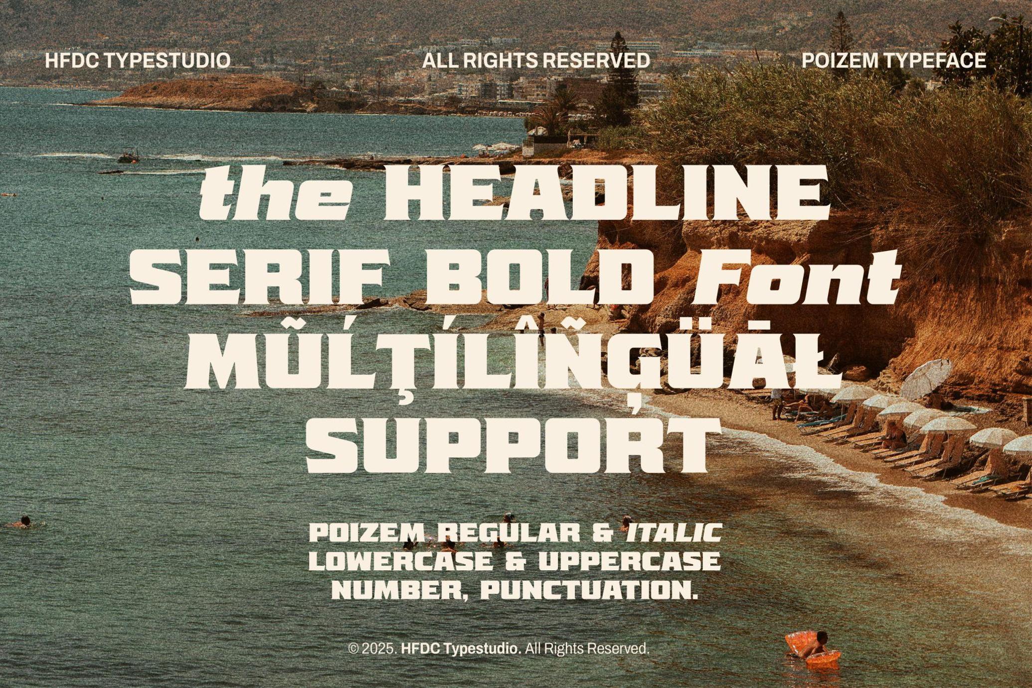 Poizem Serif Typeface