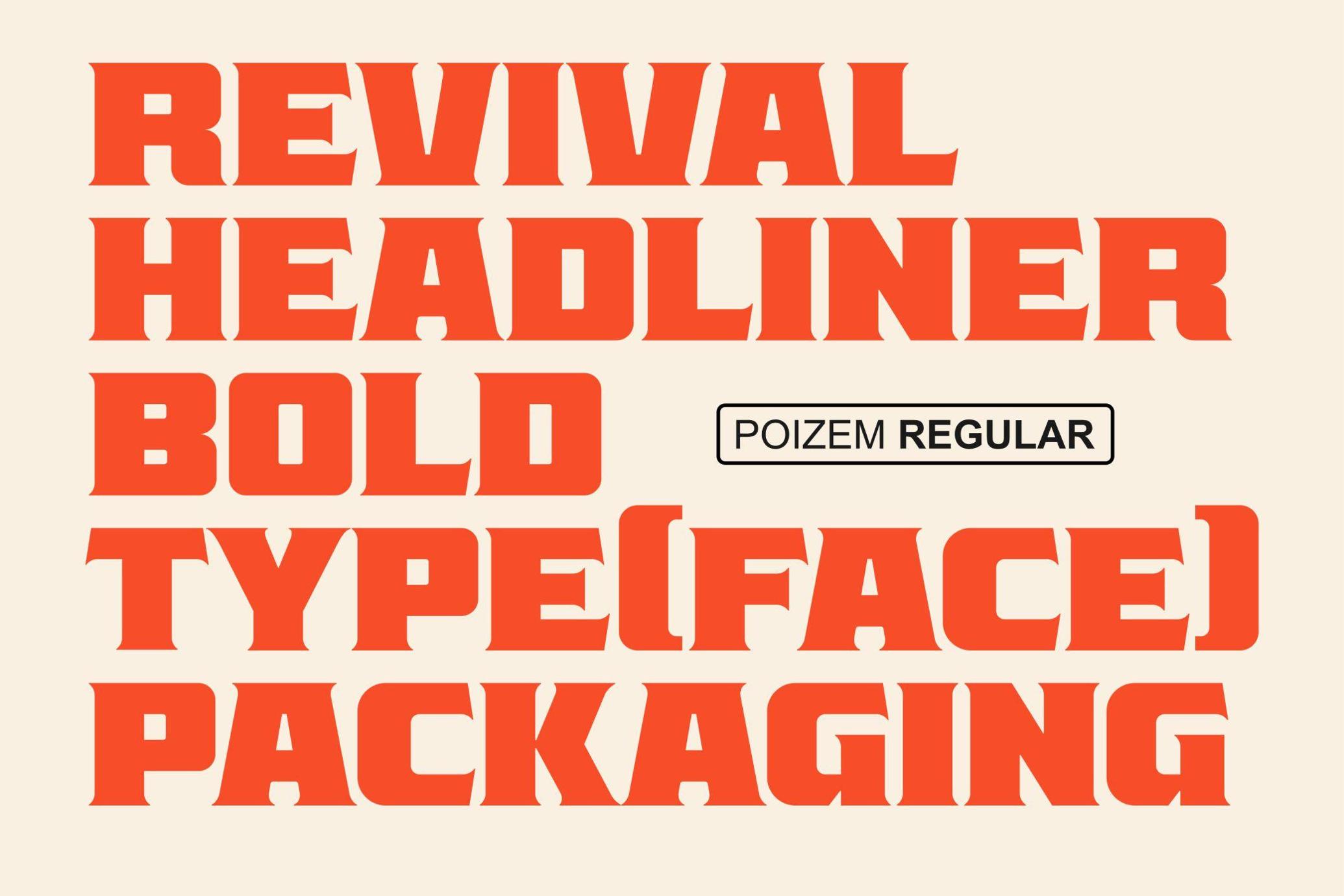 Poizem Serif Typeface