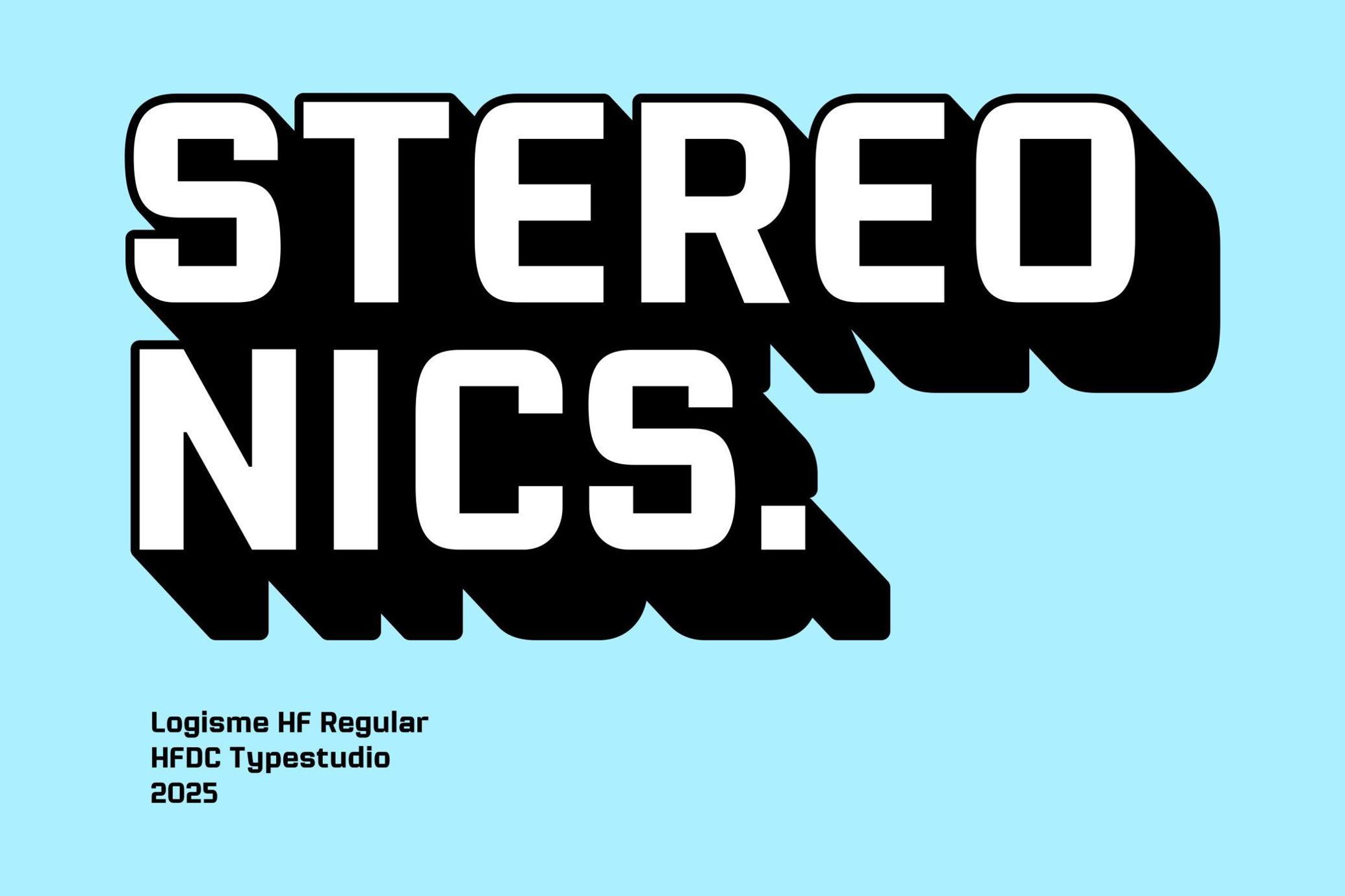 Logisme Futuristic Typeface