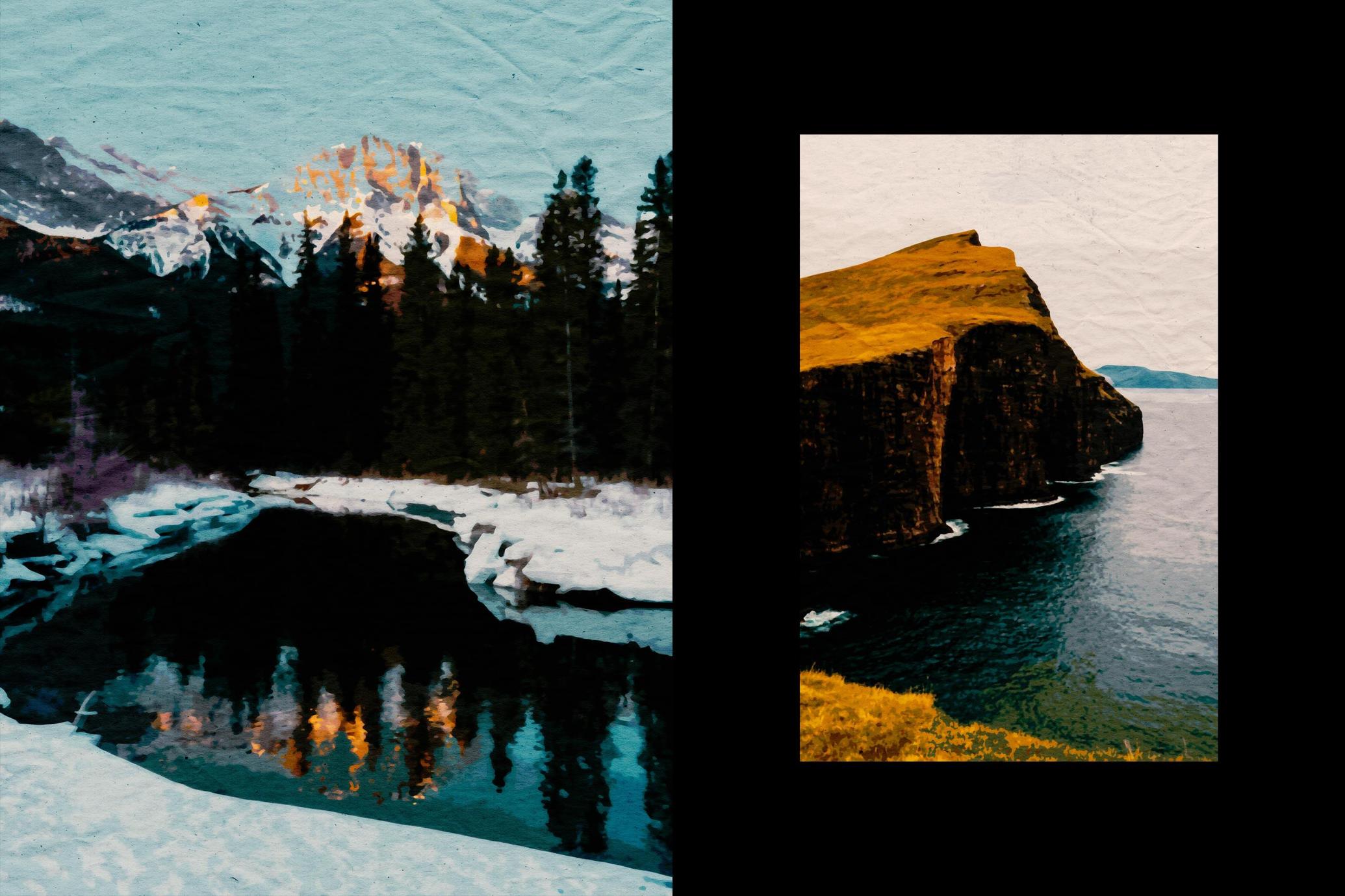 Vintage Landscape Photo Effect
