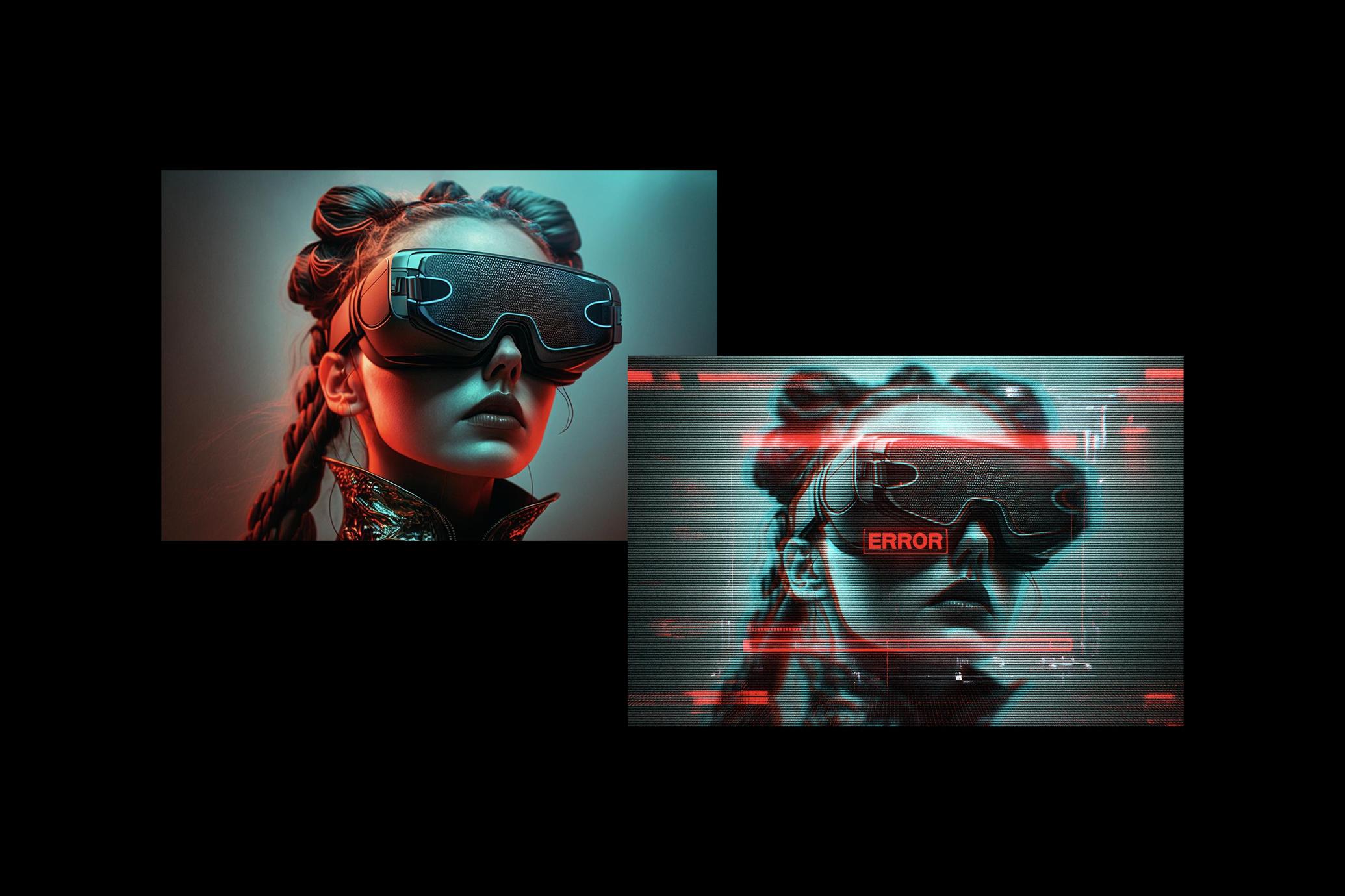 Screen Error Photo Effect