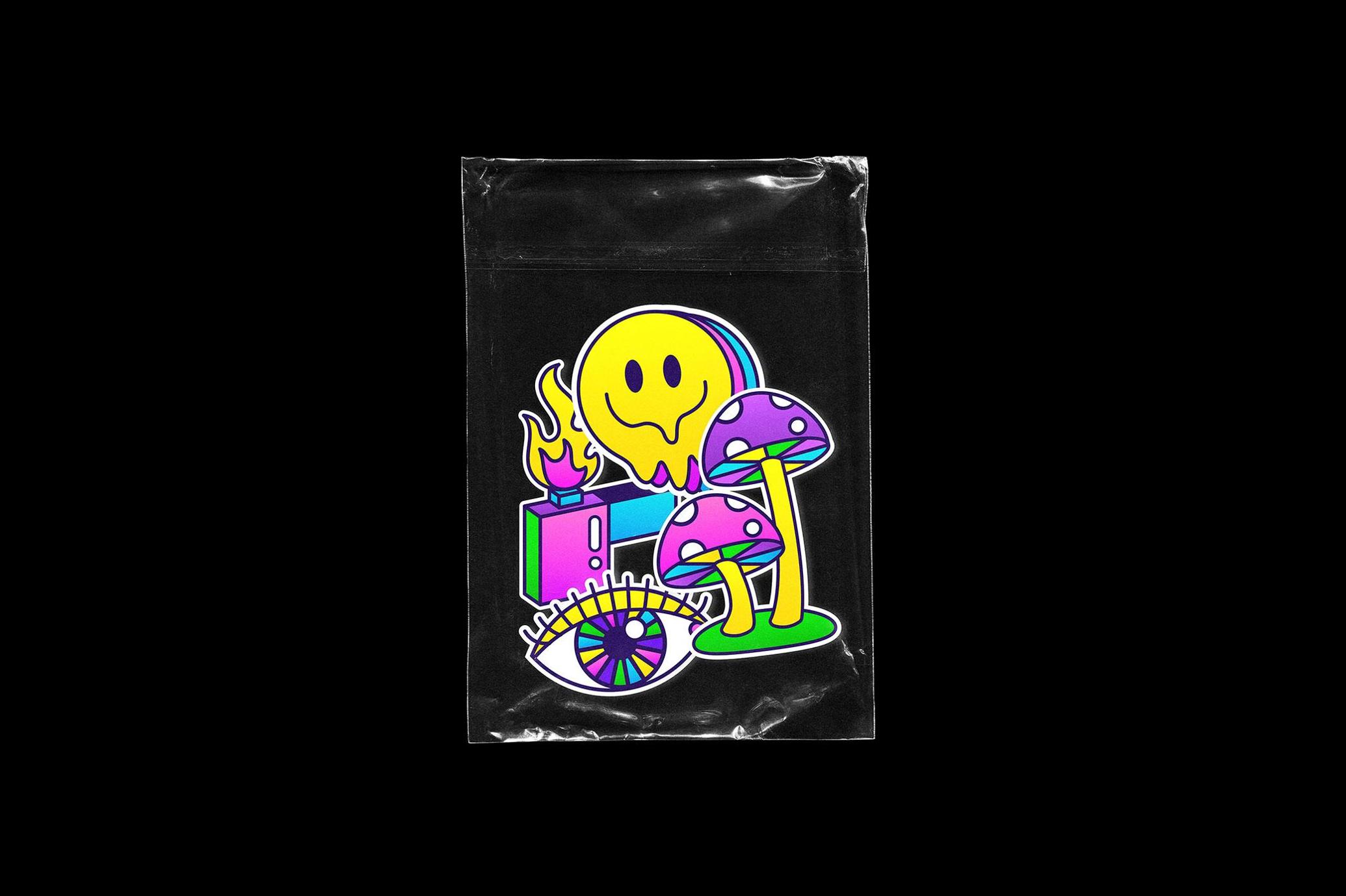 Transparent Plastic Bag Mockup