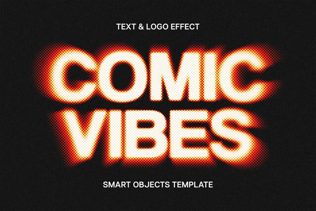 Contrast Noise Text & Logo Effect