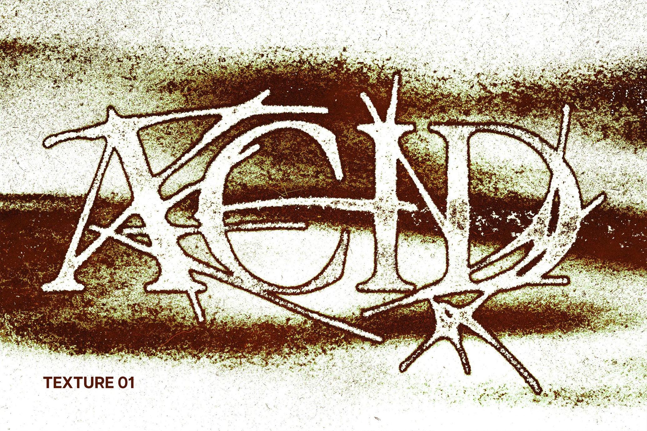 Messy Grunge Text Effect
