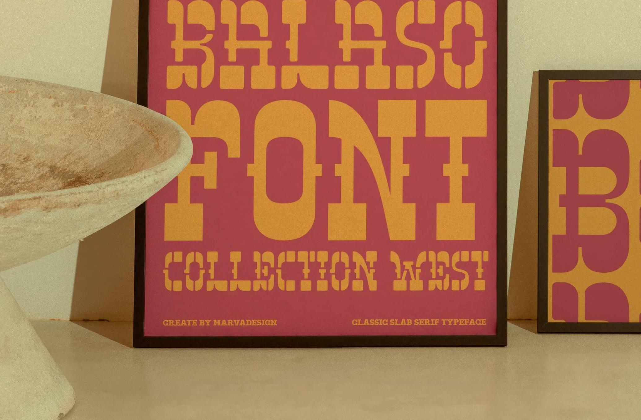 El Balaso — Serif Western Font
