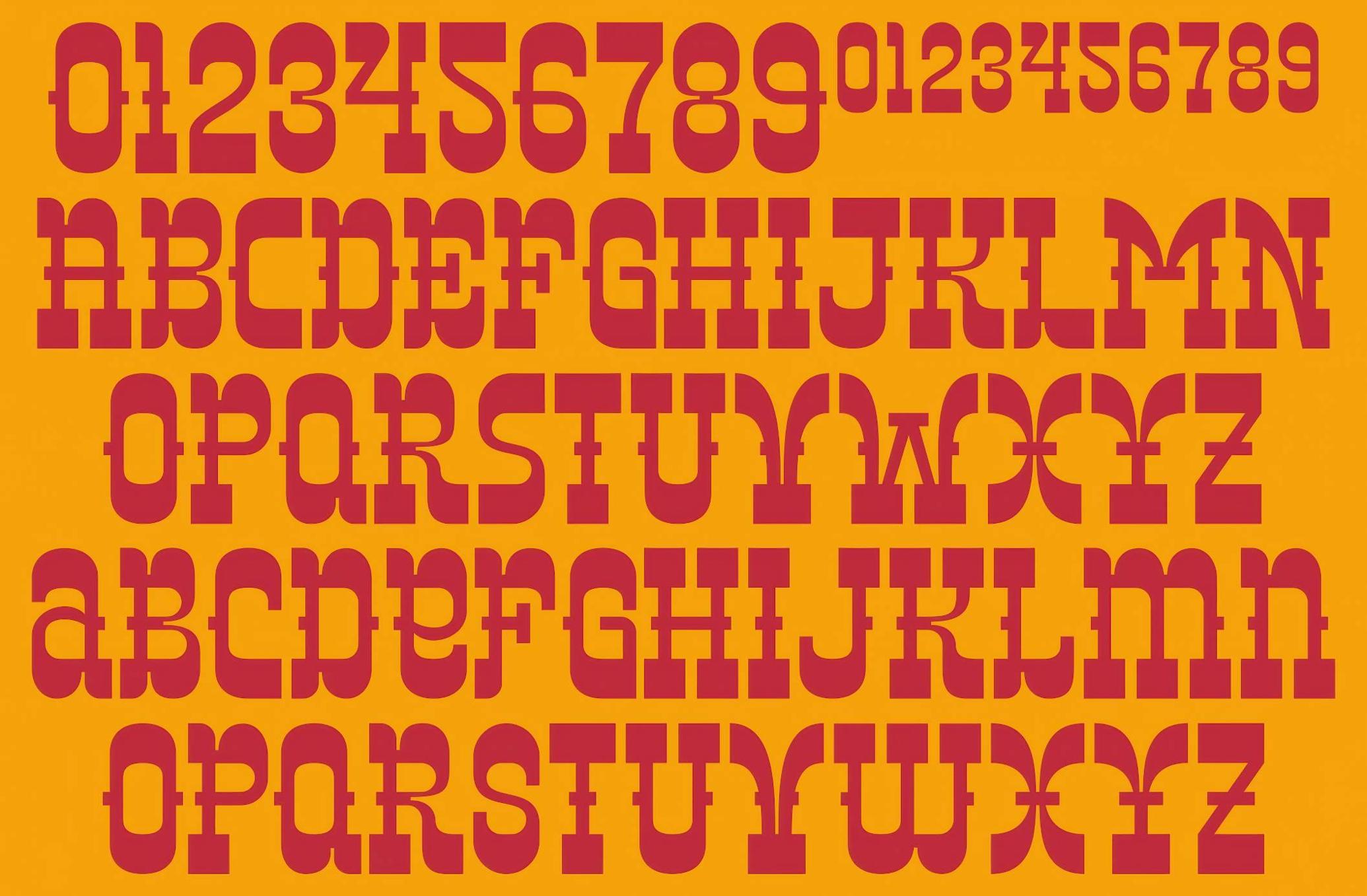 El Balaso — Serif Western Font