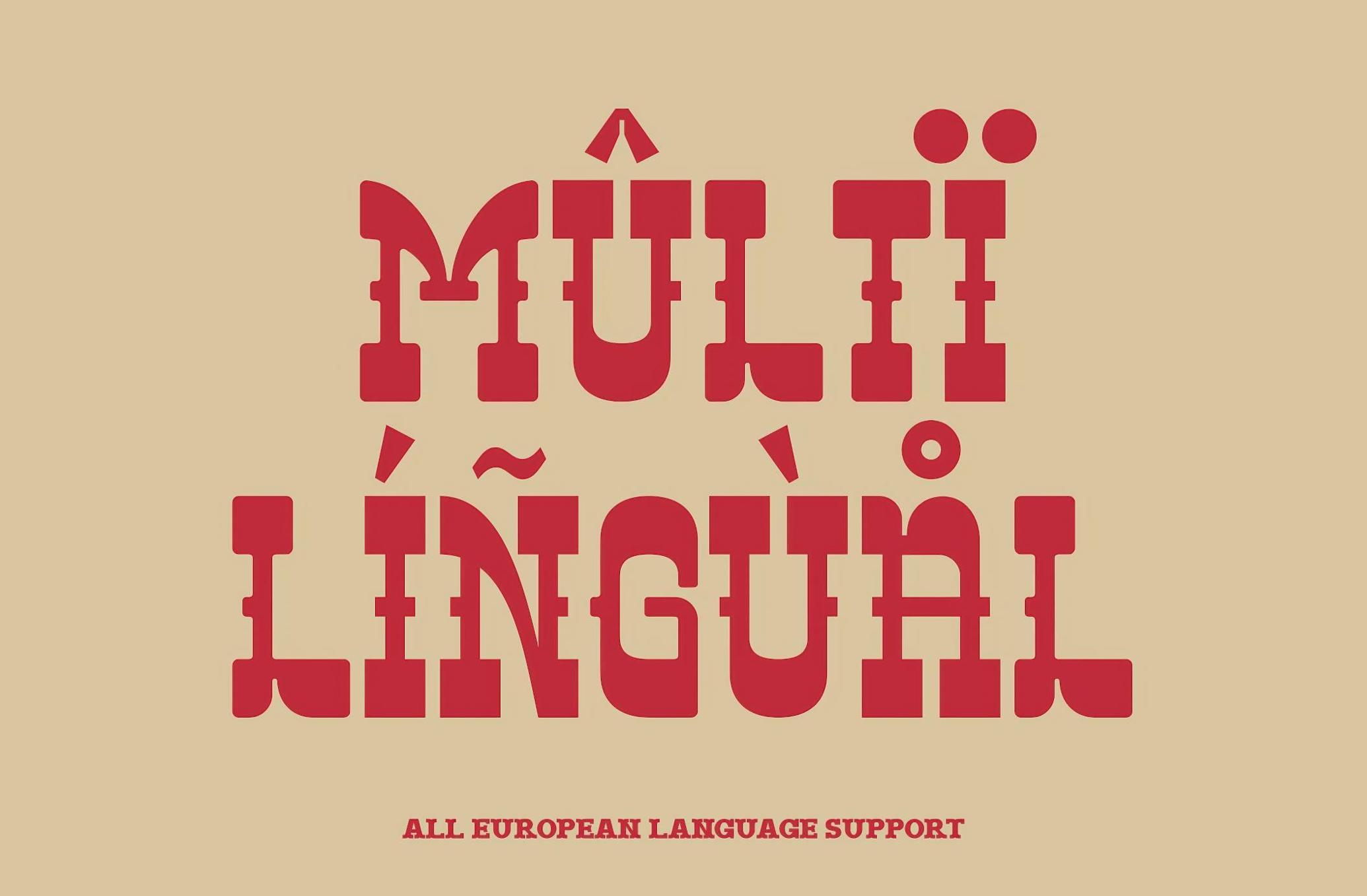 El Balaso — Serif Western Font