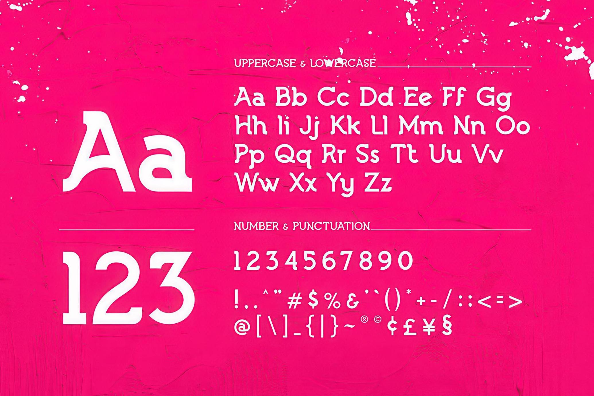Lebron Slab - Modern Slab Font