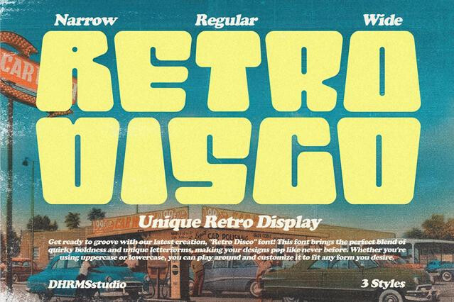 Retro Disco - Unique Retro Display
