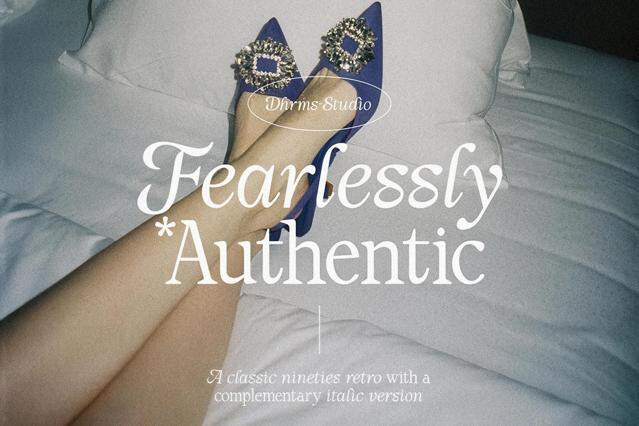 Fearlessly Authentic - Nineties Font