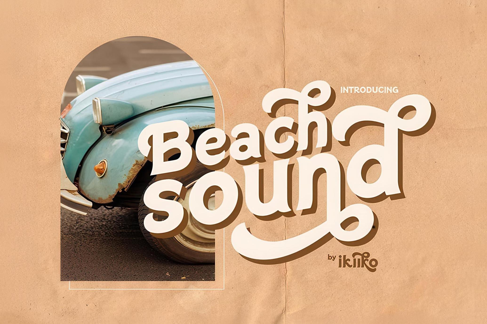 Beach Sound - 60s Vintage Font