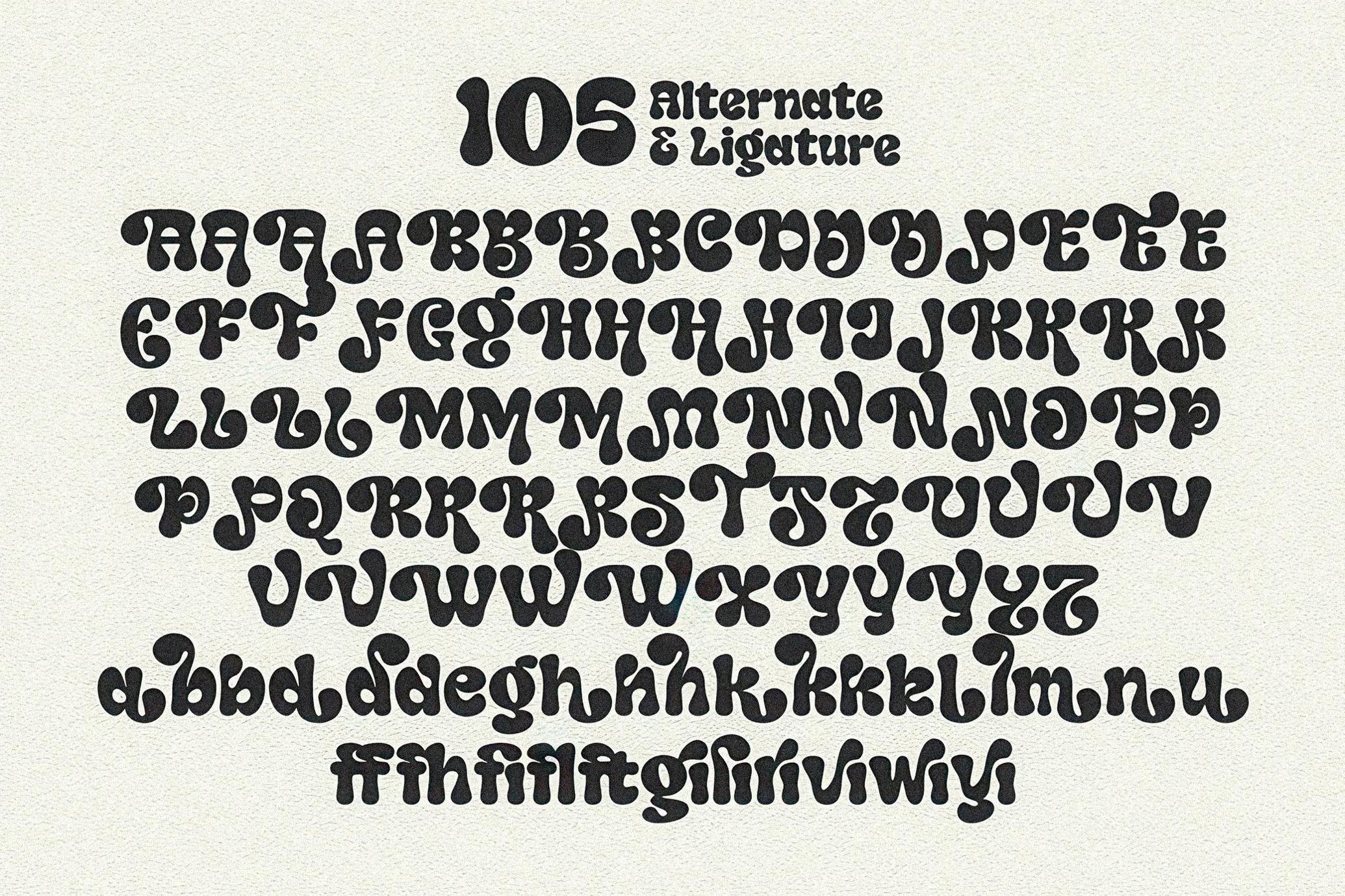 Swipe - Seventies Retro Typeface