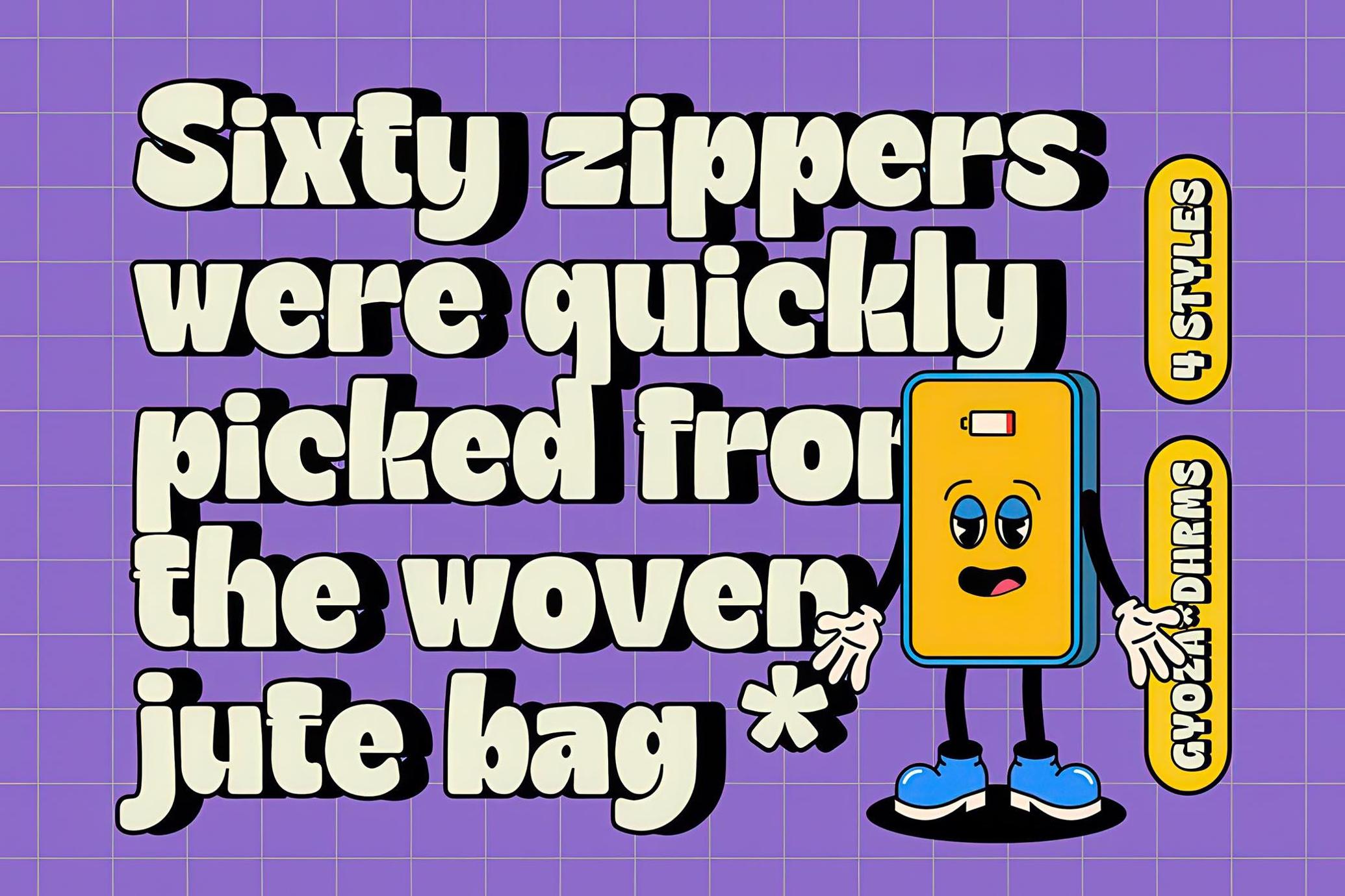 Gyoza - Cartoon Font Family