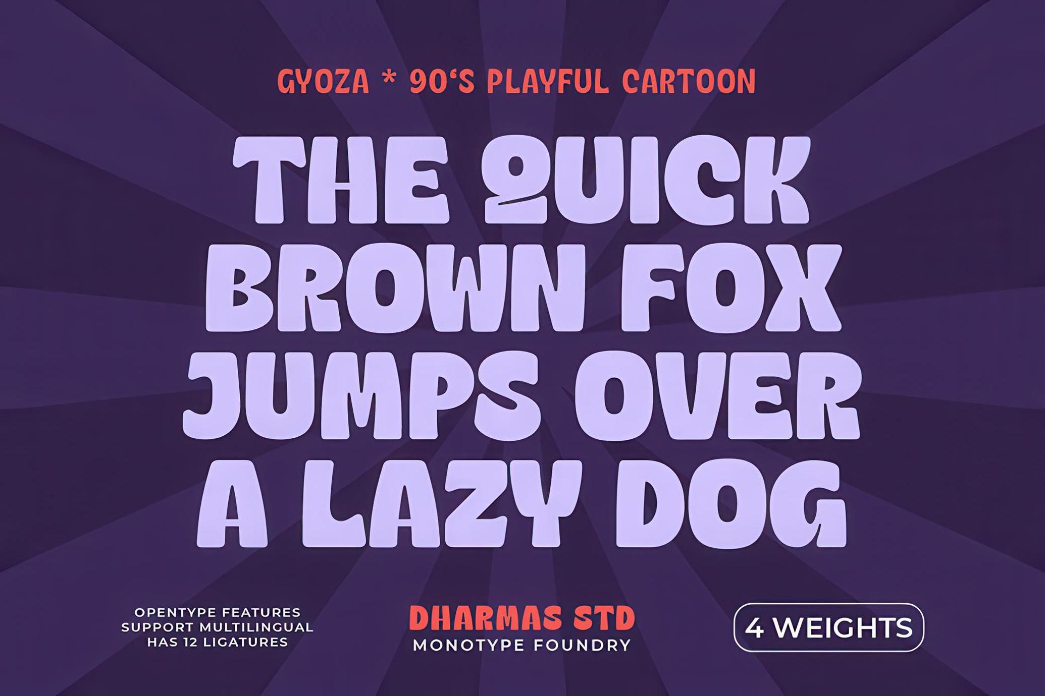 Gyoza - Cartoon Font Family