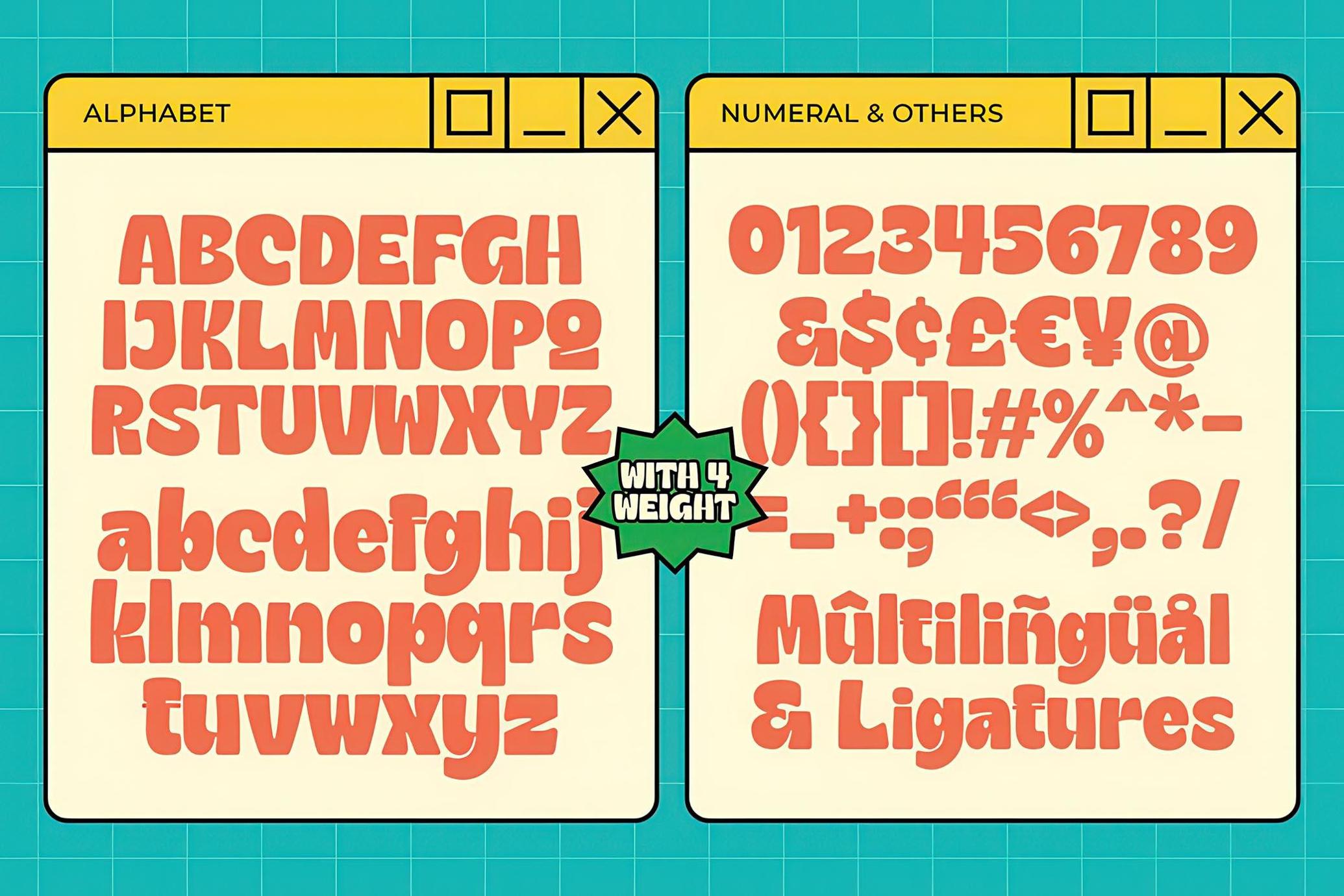 Gyoza - Cartoon Font Family