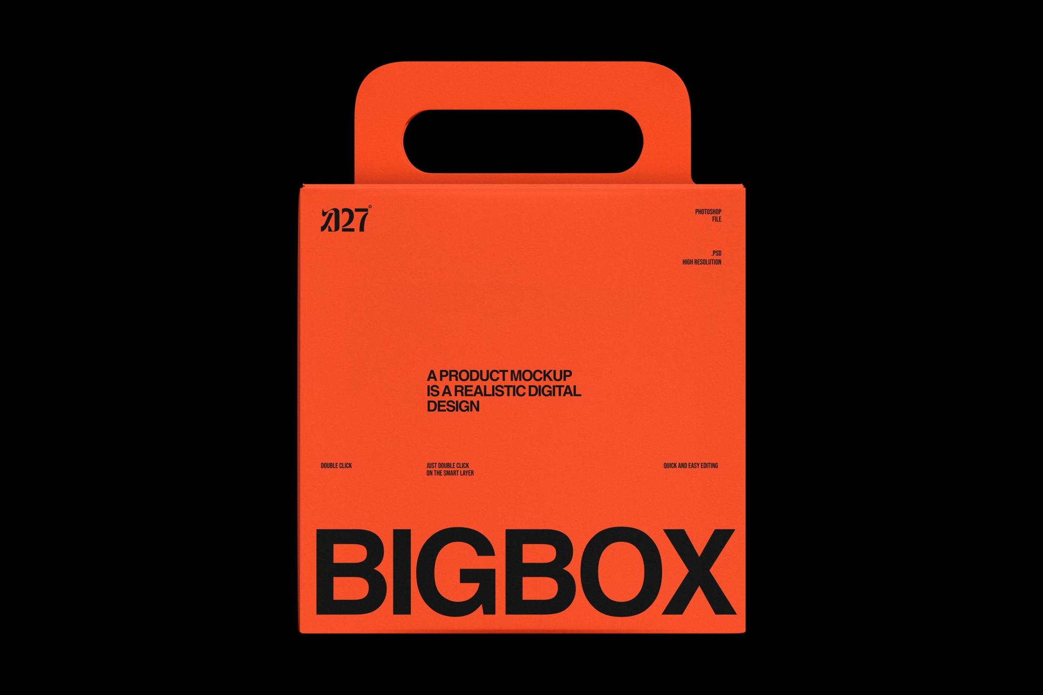 Paper Box Mockup