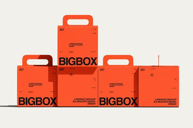 Paper Box Mockup