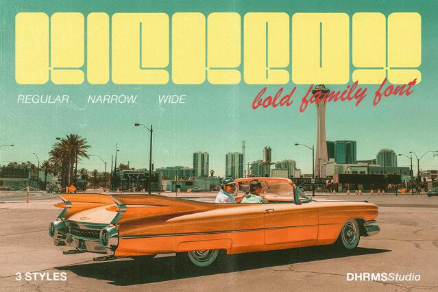 Kickbox - Bold Family Typeface