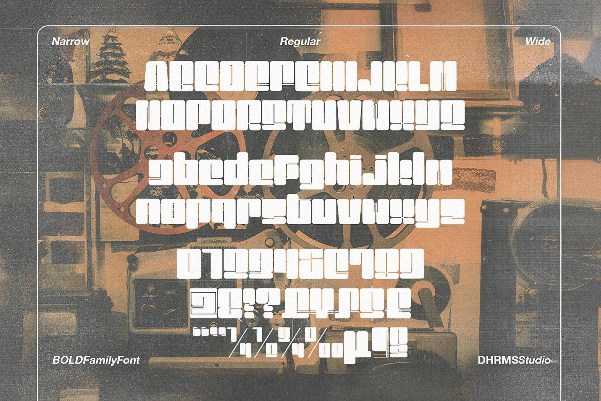Kickbox - Bold Family Typeface