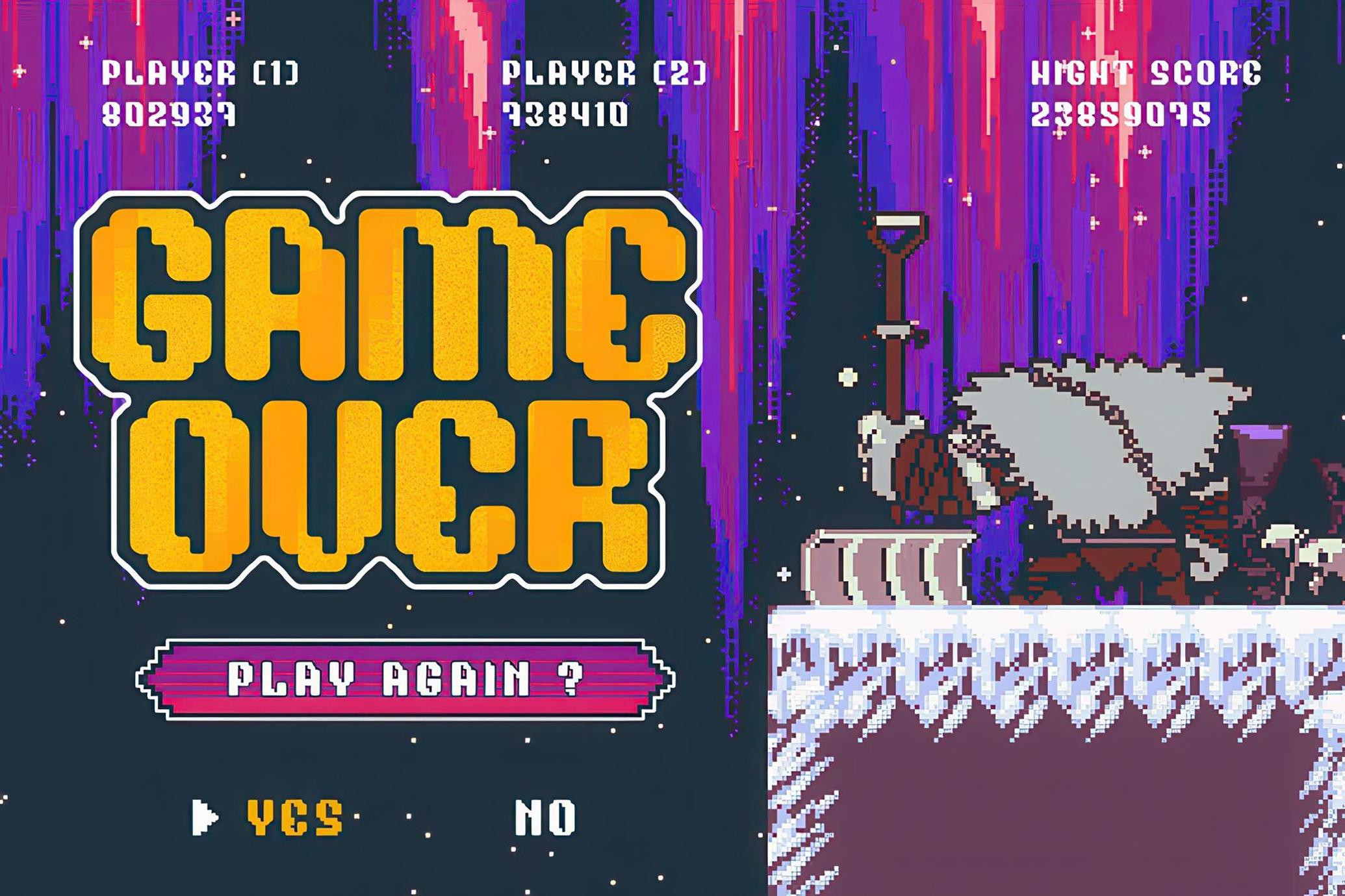 Game Paused - Pixel Game Family