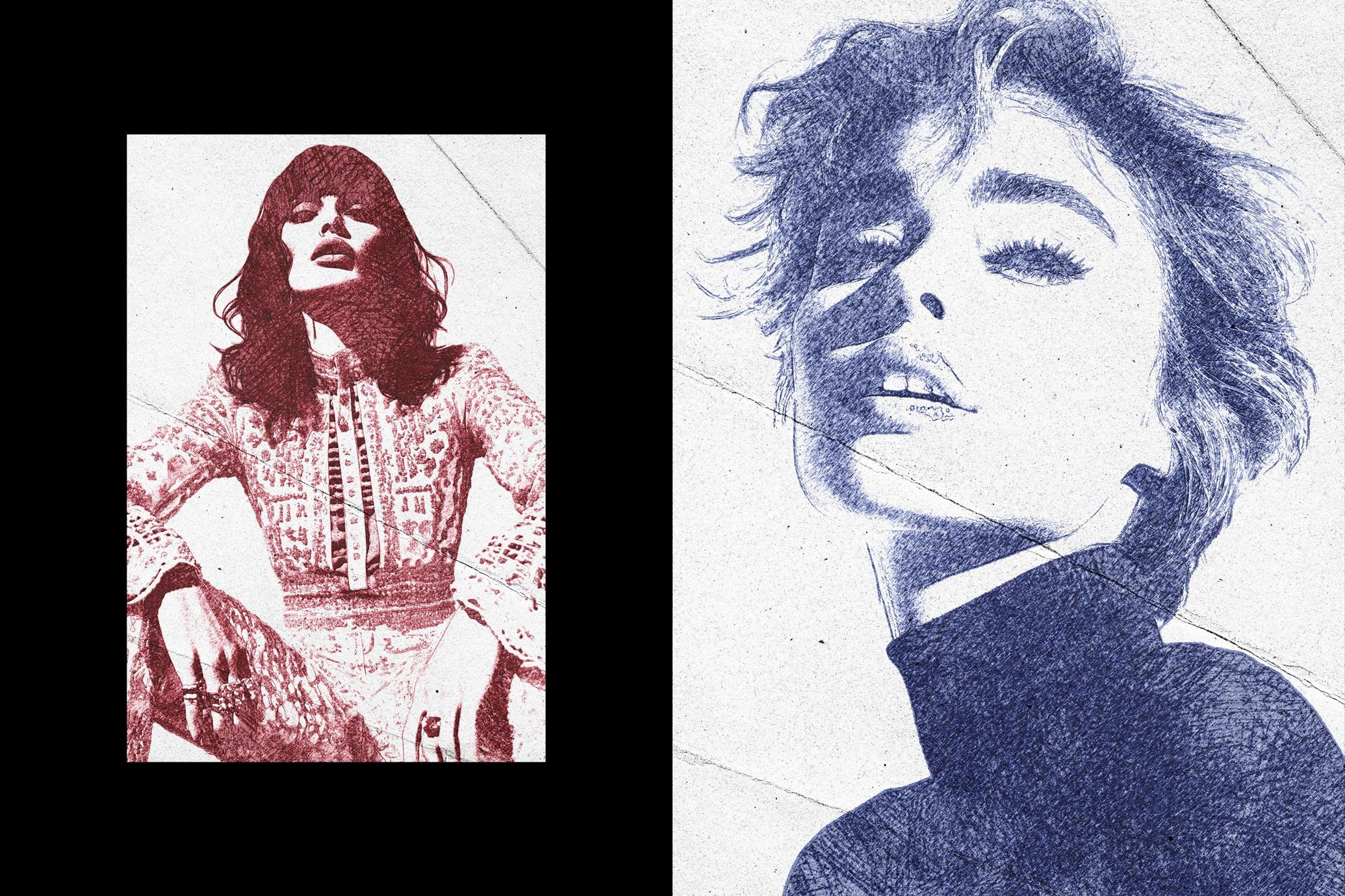 Pen Drawing Photo Effect