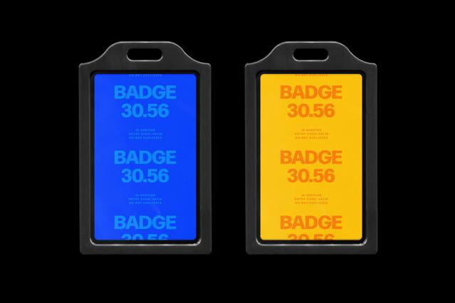 Plastic Badge Mockup