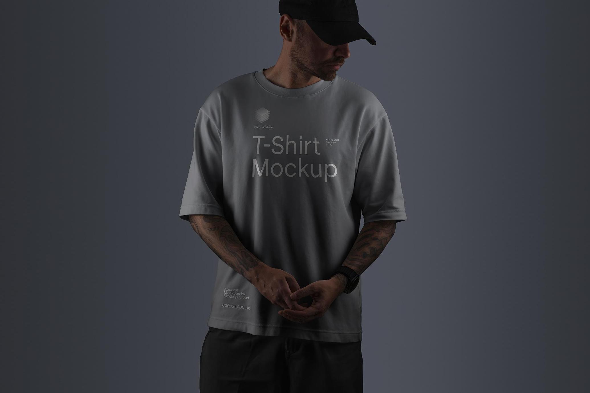 DUSK Studio Light T-Shirt Mockup