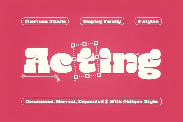 Acting - Slab Rounded Family