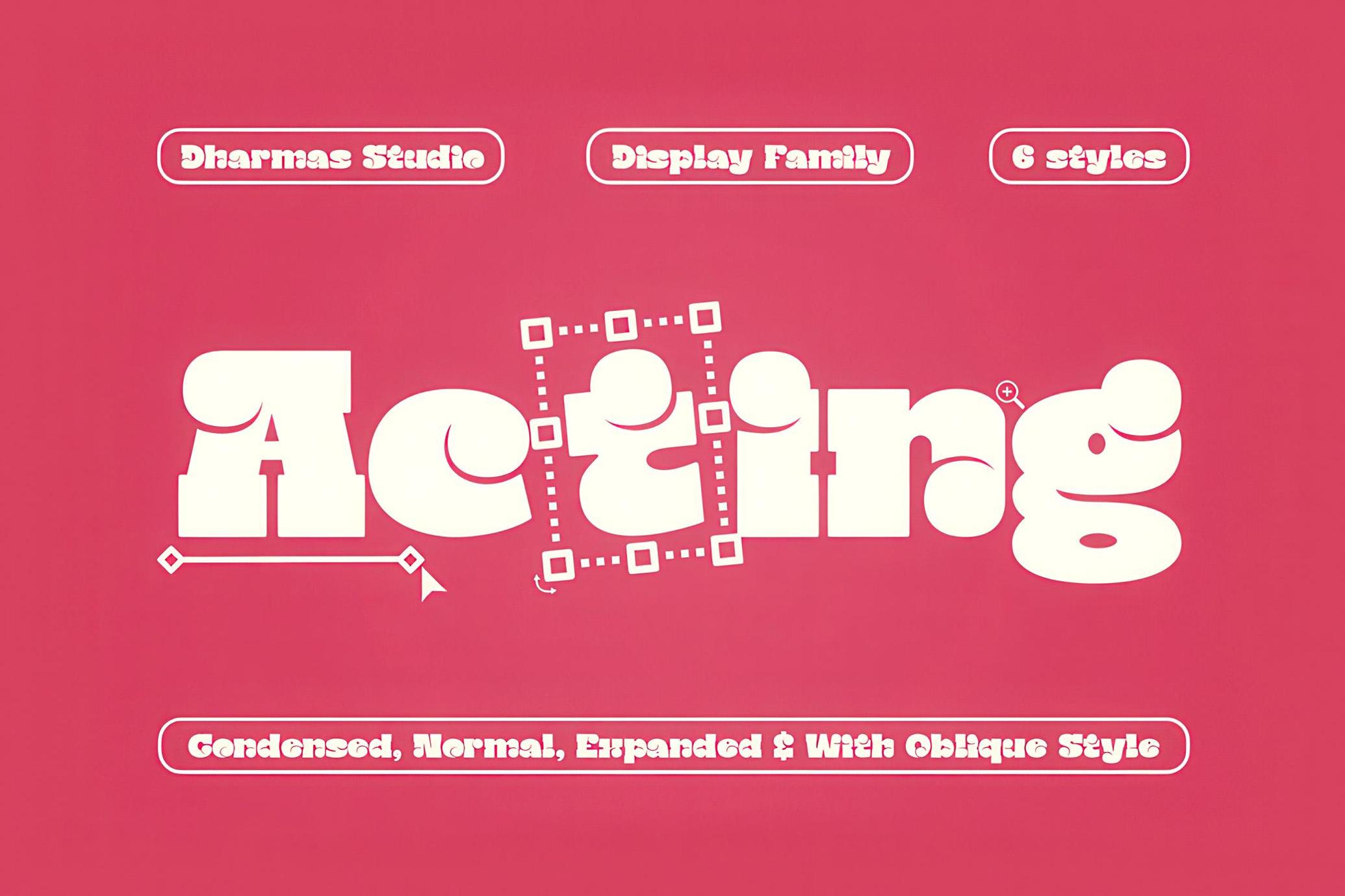 Acting - Slab Rounded Family