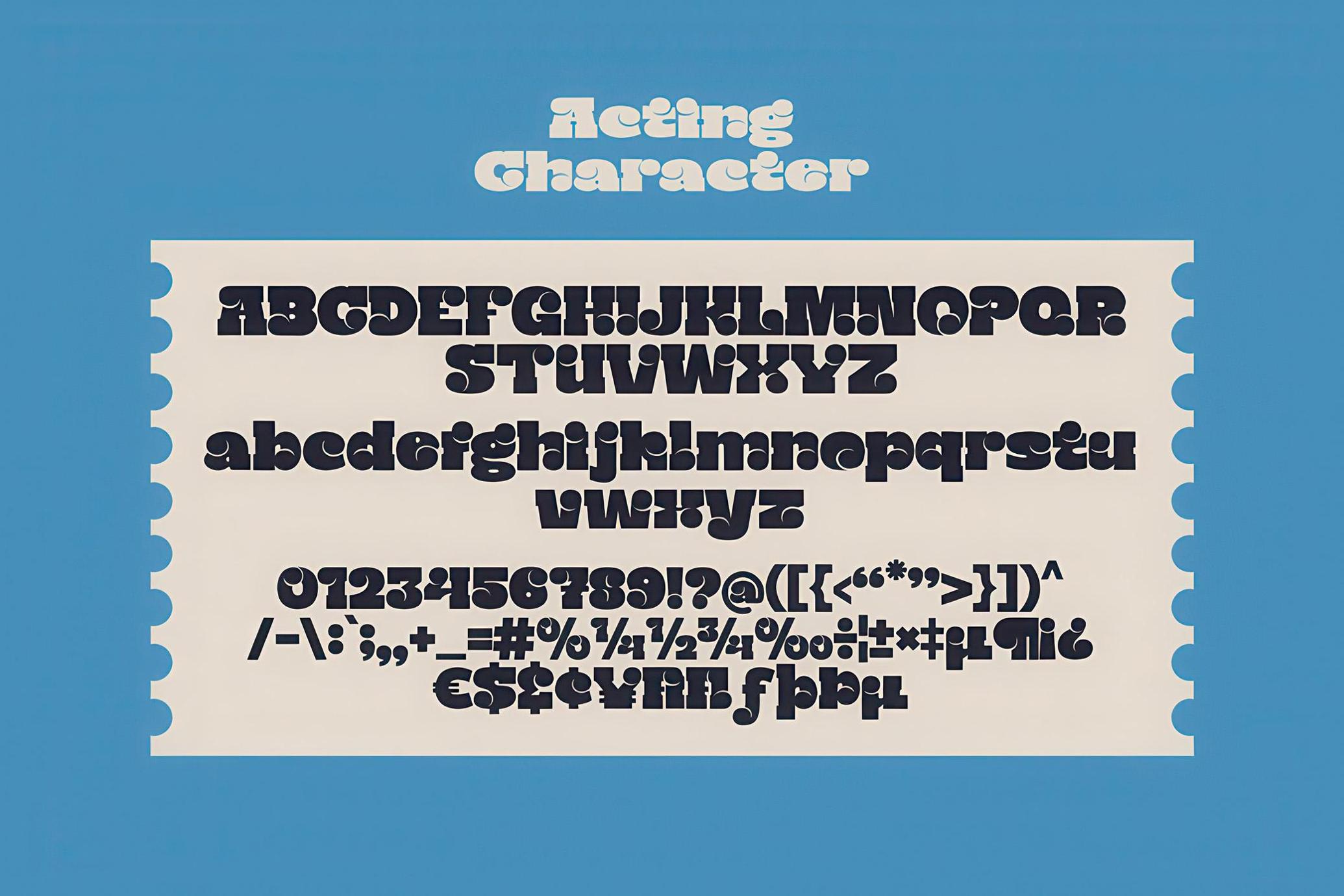 Acting - Slab Rounded Family