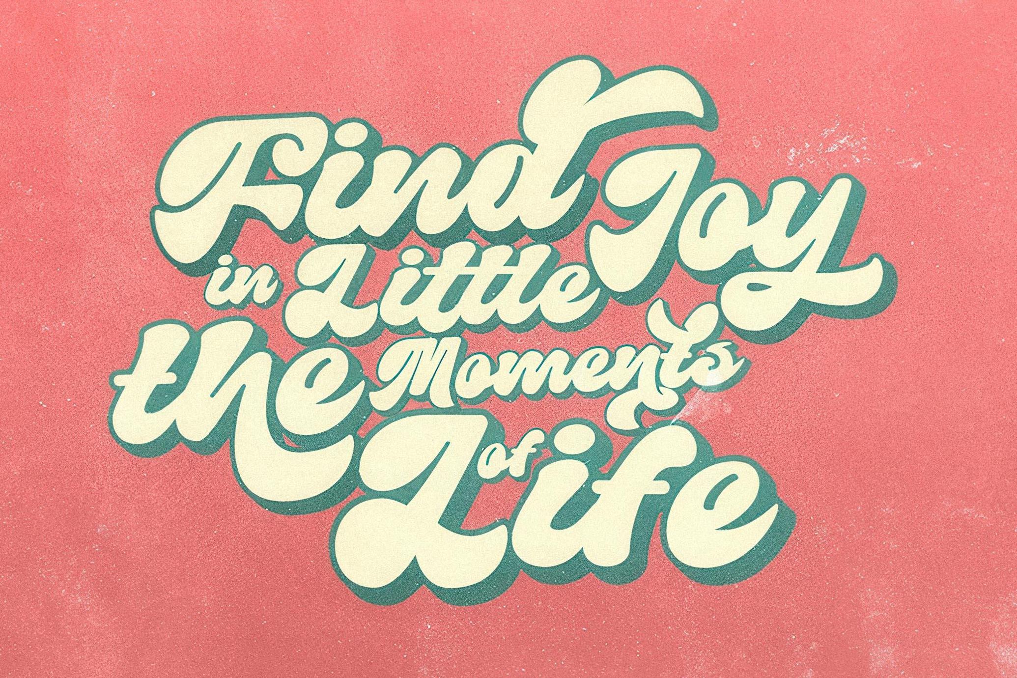 Flicking - Groovy Retro Font