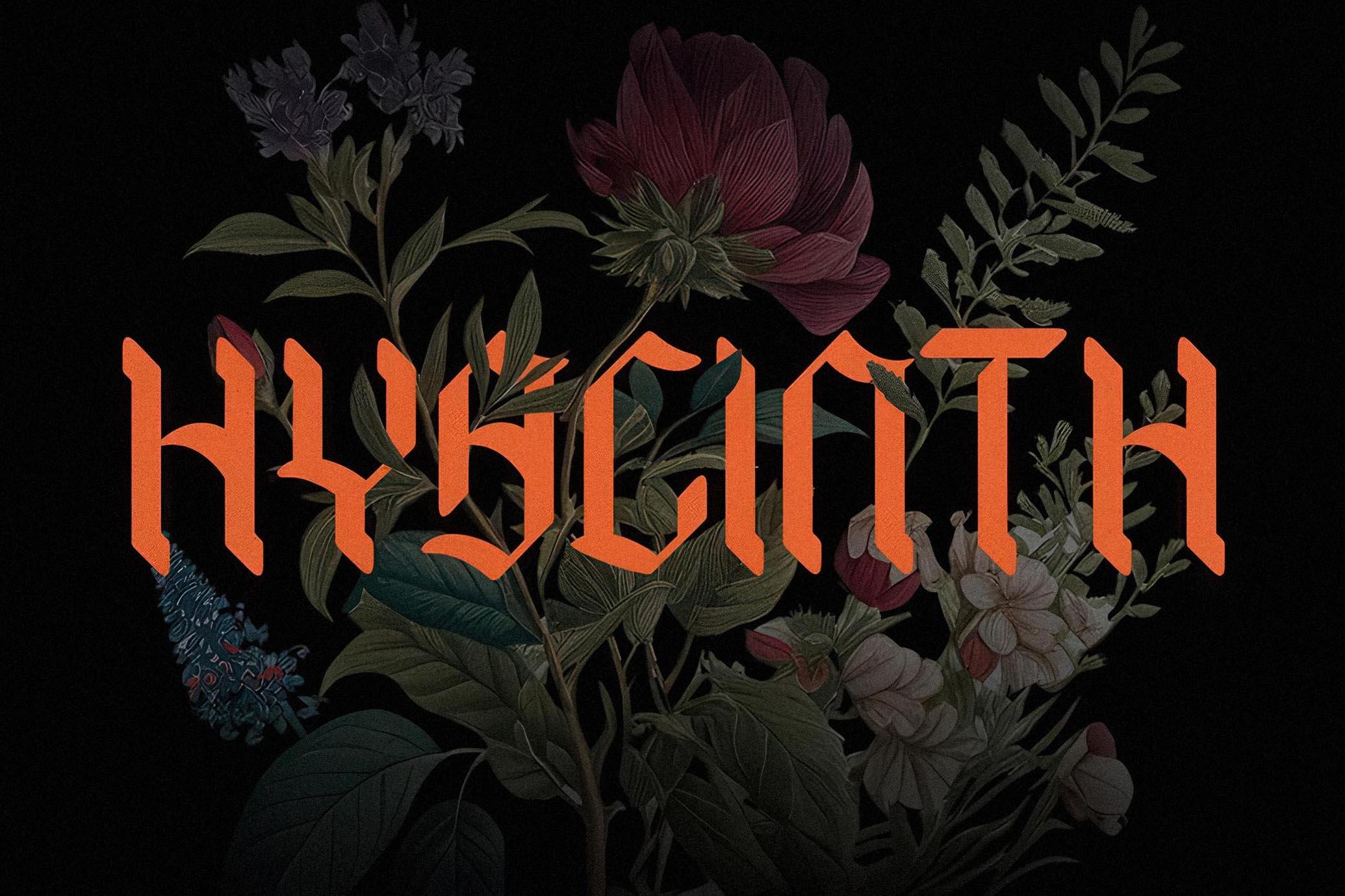Hyacinth - Modern Blackletter Font