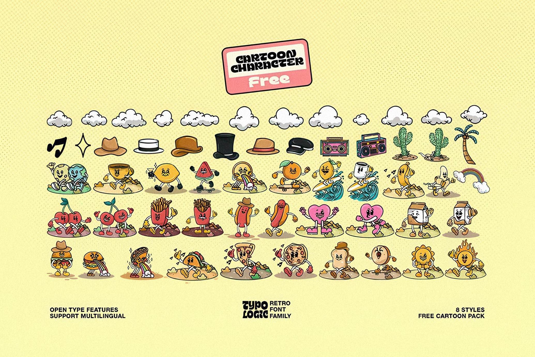 Typologic - Cartoon Family + Assets