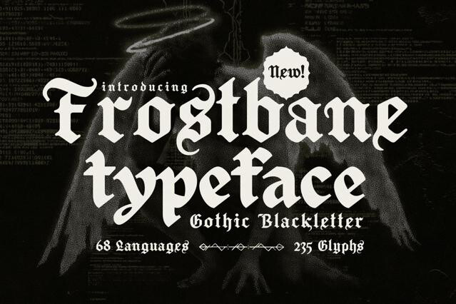 Frostbane - Gothic Blackletter Typeface