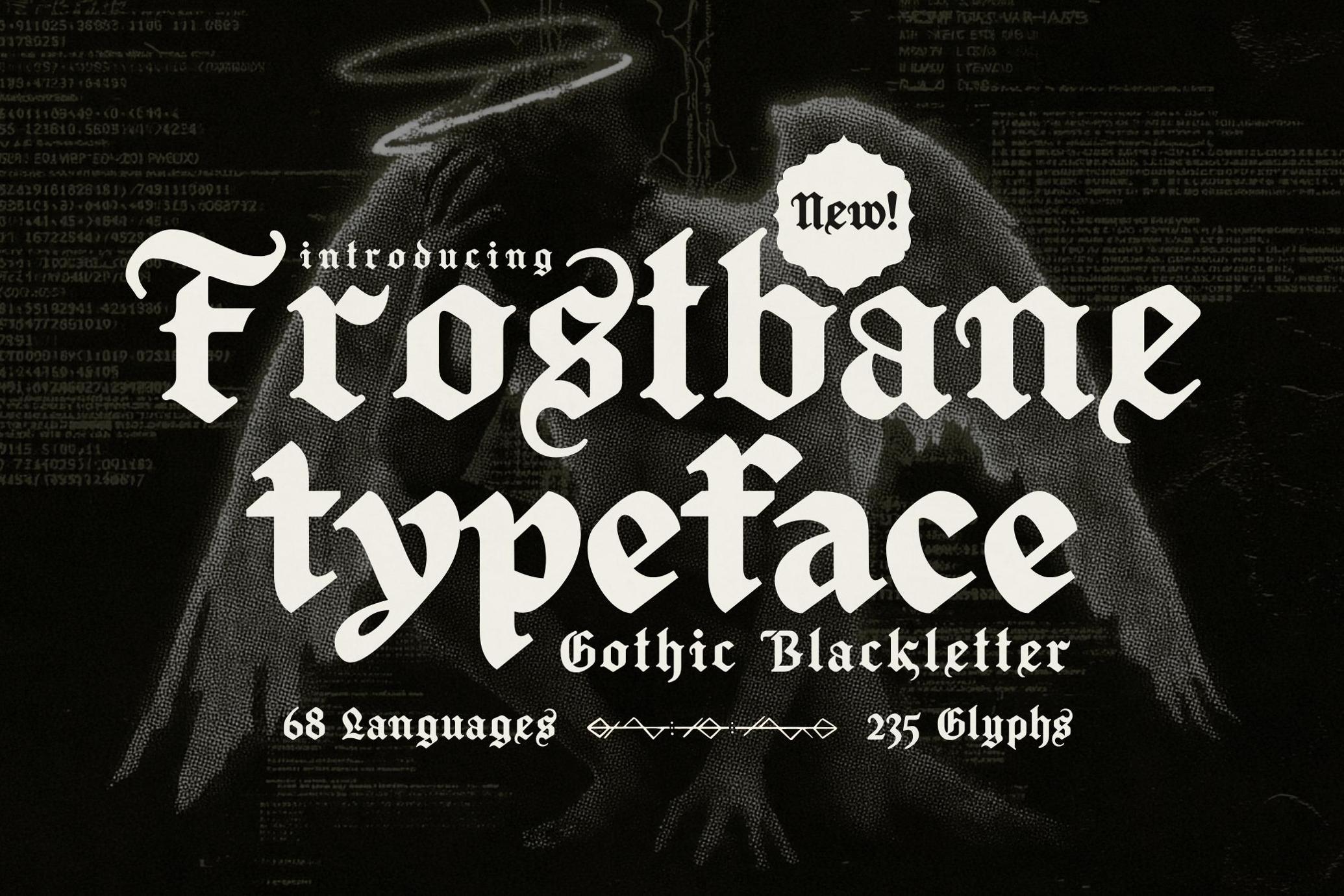 Frostbane - Gothic Blackletter Typeface