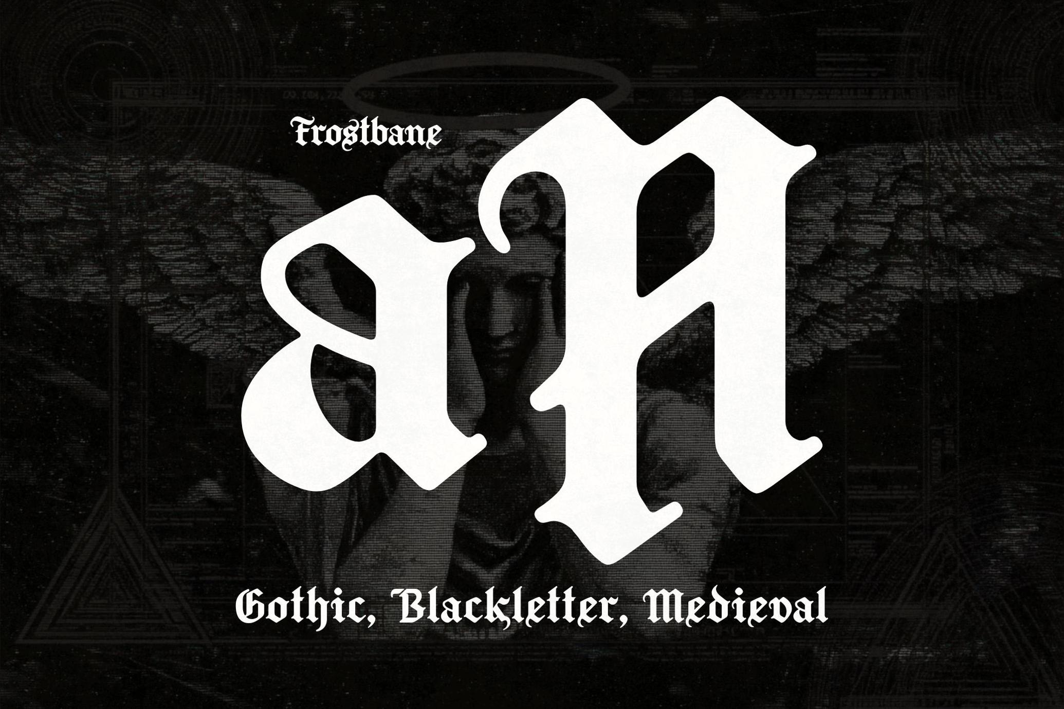 Frostbane - Gothic Blackletter Typeface