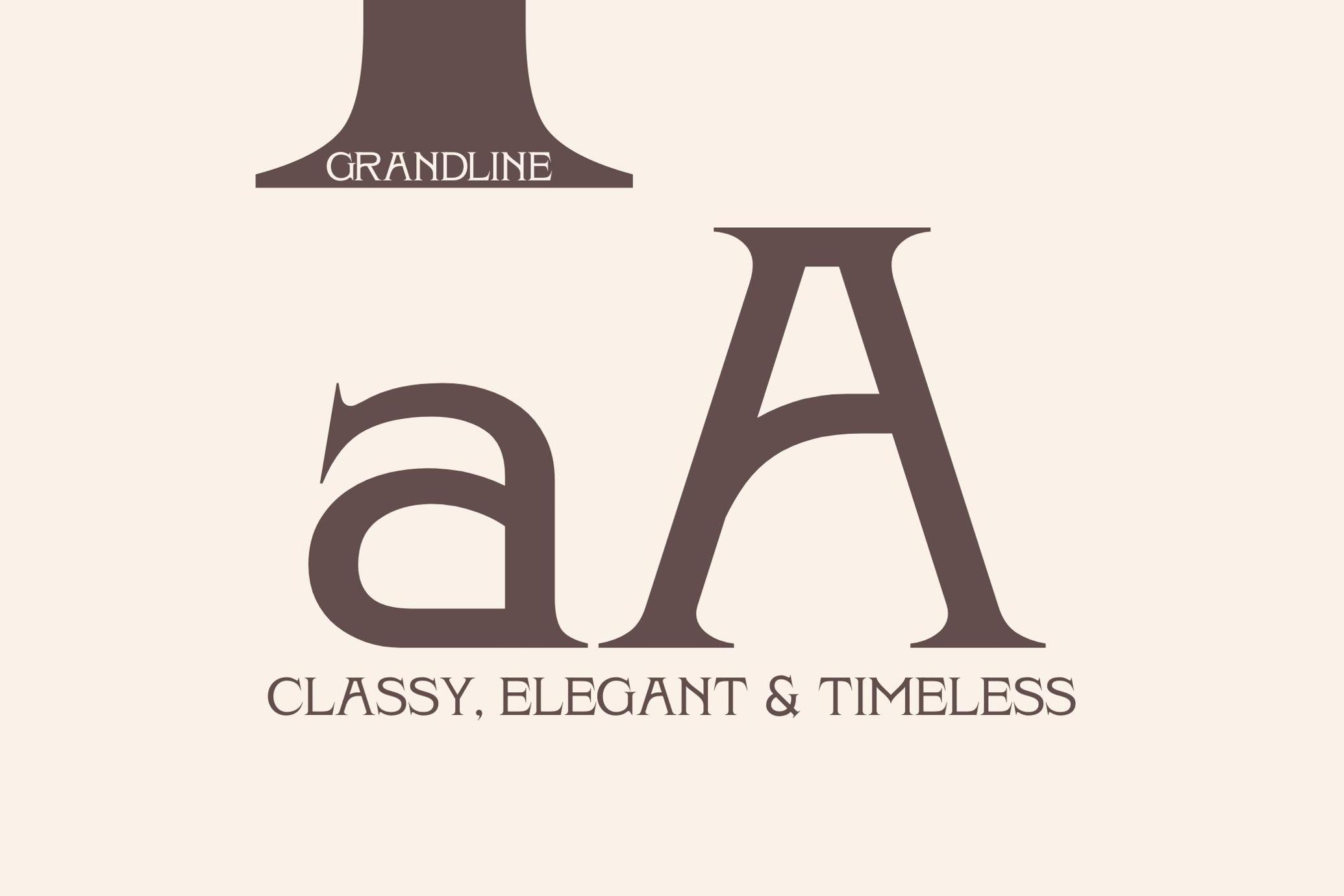 Grandline - Classy Luxury Typeface