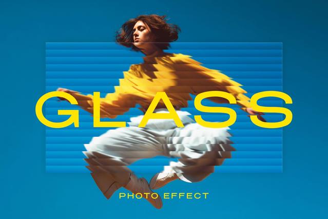 Glass Photo Effect
