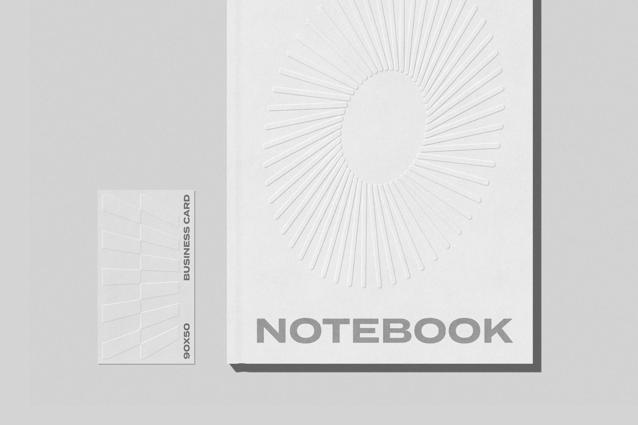 Notebook & Business Card Mockup